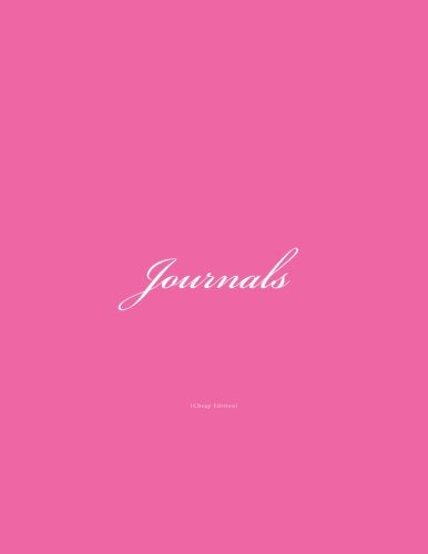 Journals Cheap: Classic Cheap Journal (Lined Pages) with Hot Pink Cover Option - ON SALE NOW - JUST $4.99 (Cheap Journals, Band 10) Reference Books