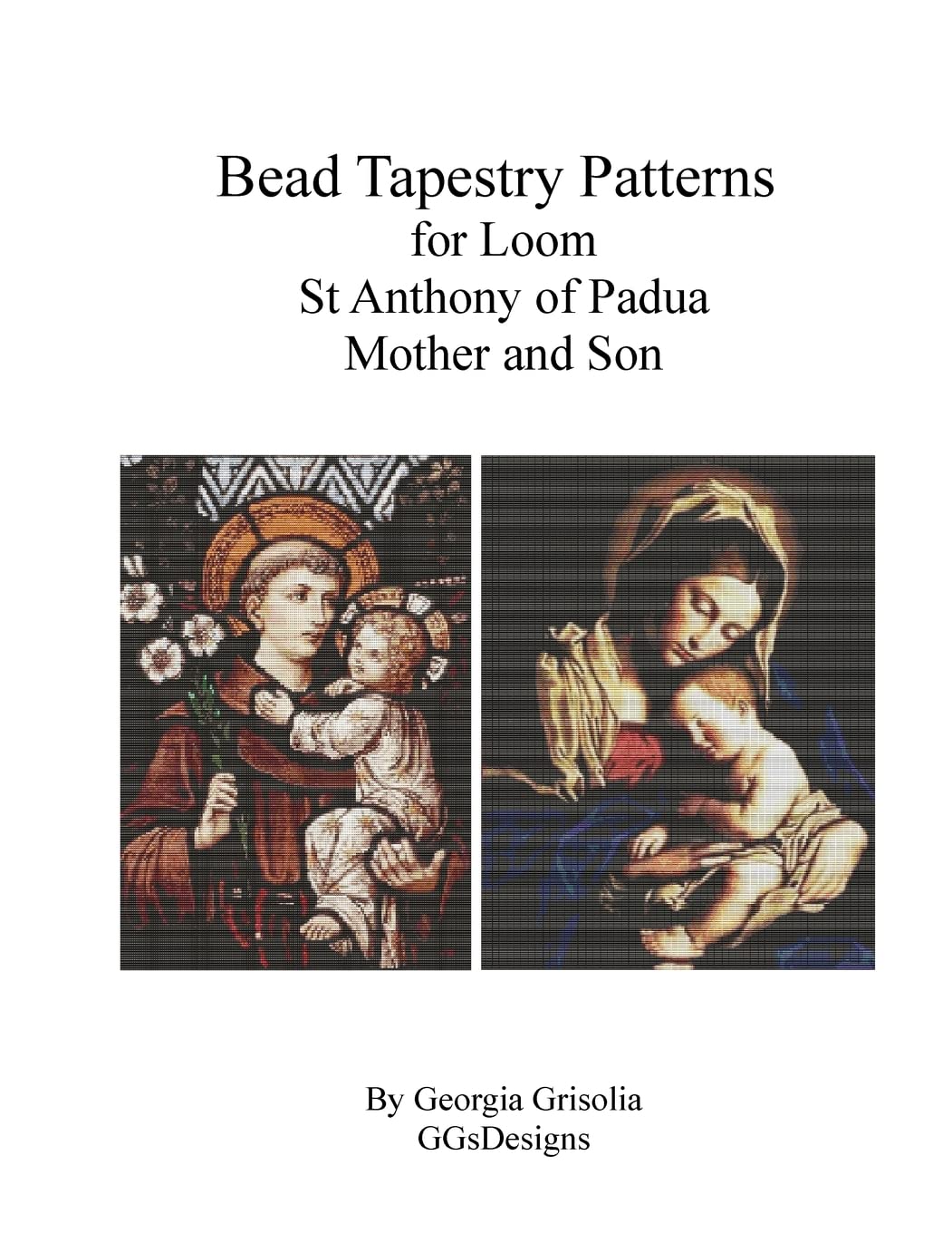 Bead Tapestry Patterns for Loom St. Anthony of Padua, Mother and Son Hobbies & Crafts