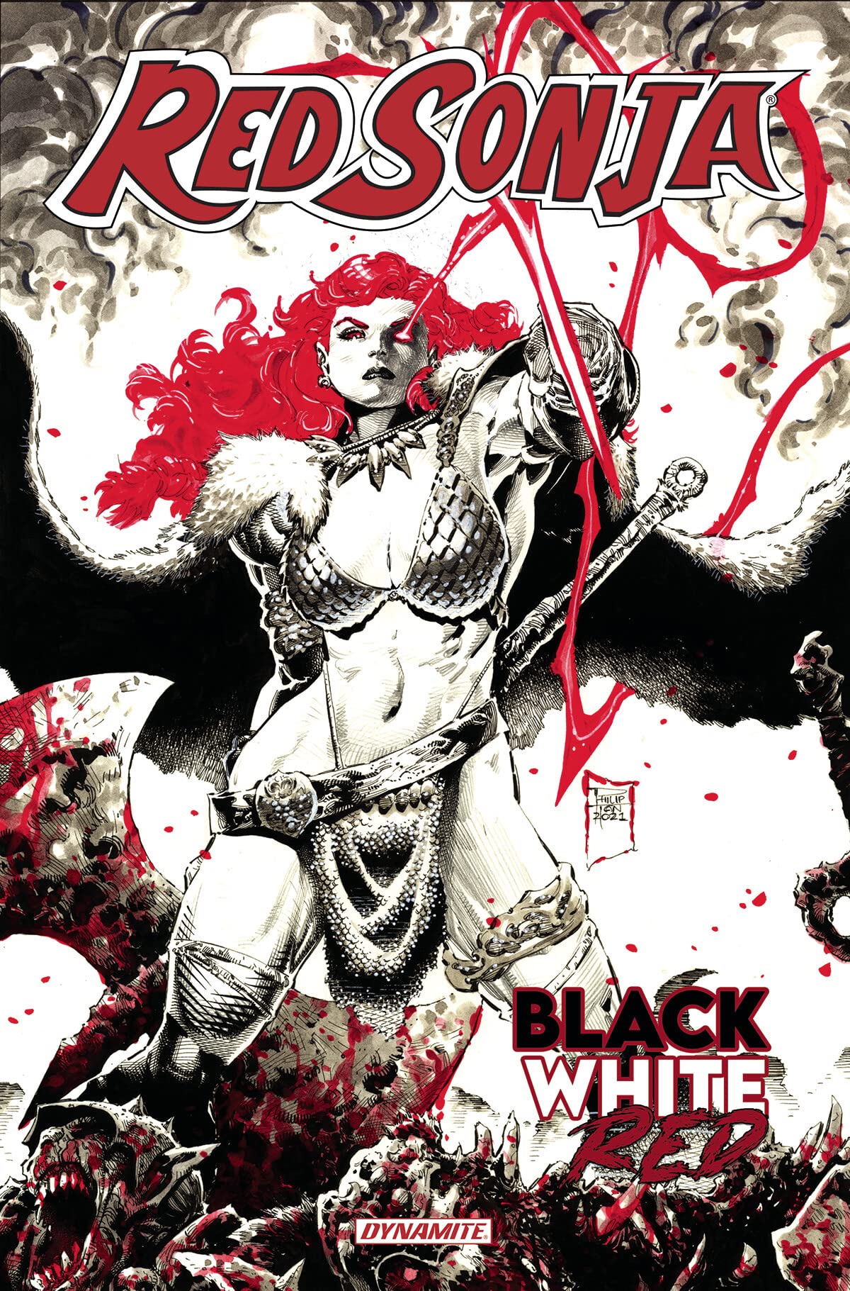 Red Sonja: Black, White, Red Volume 1: Black White Red 1 (RED SONJA BLACK WHITE RED HC) Horror & Mystery