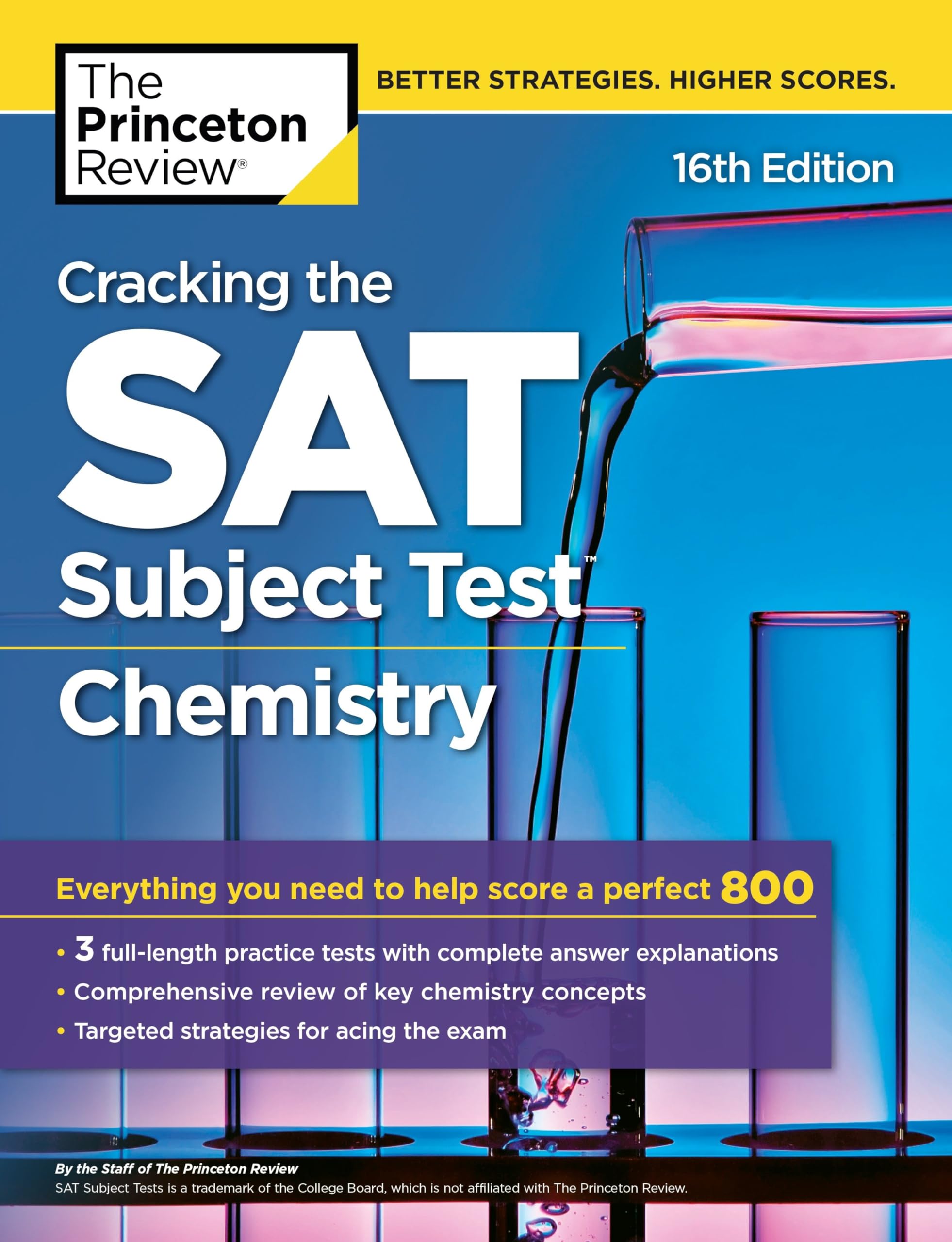 Cracking the SAT Subject Test in Chemistry, 16th Edition: Everything You Need to Help Score a Perfect 800 Learning & Reference