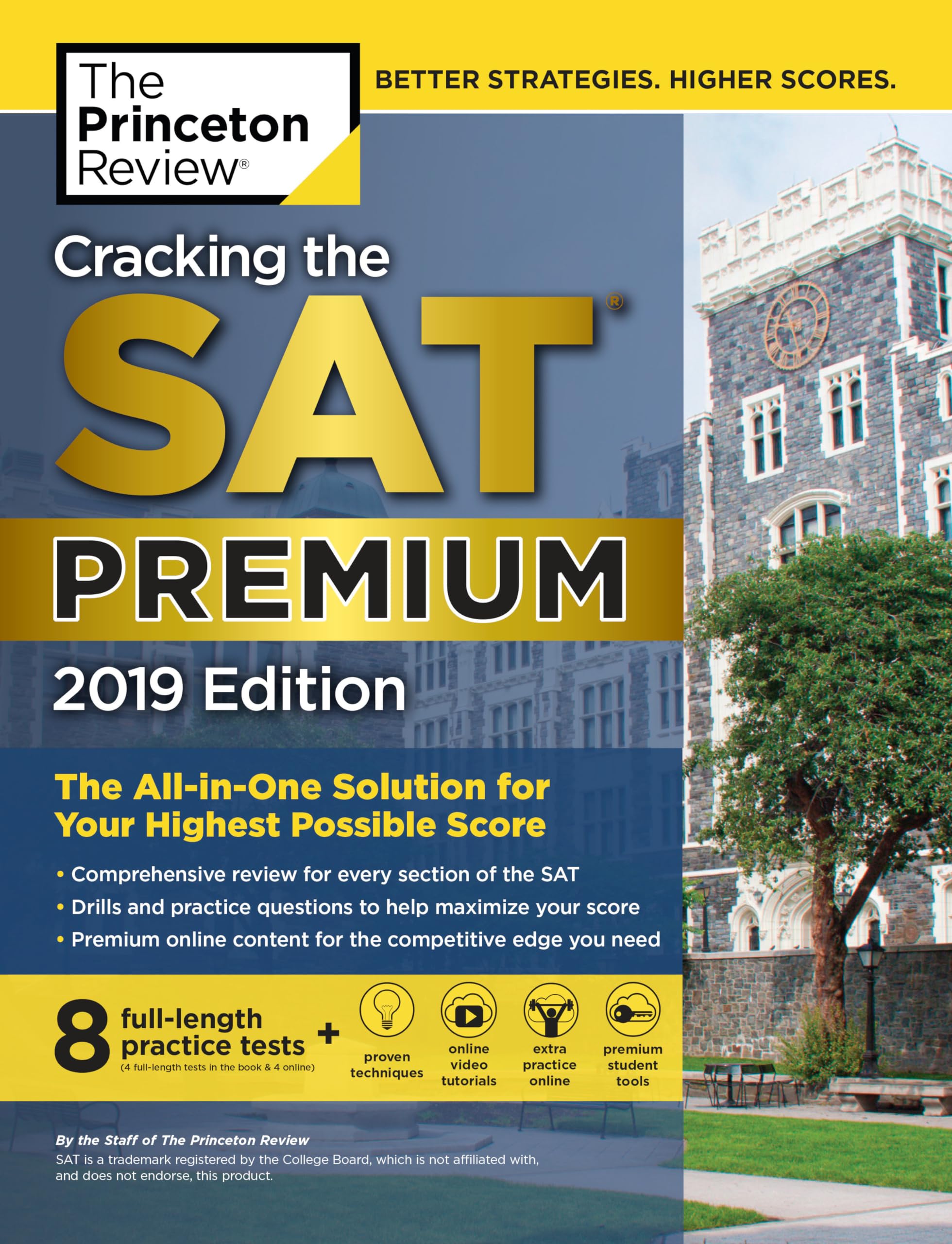 Cracking the SAT Premium Edition with 8 Practice Tests, 2019: The All-in-One Solution for Your Highest Possible Score book