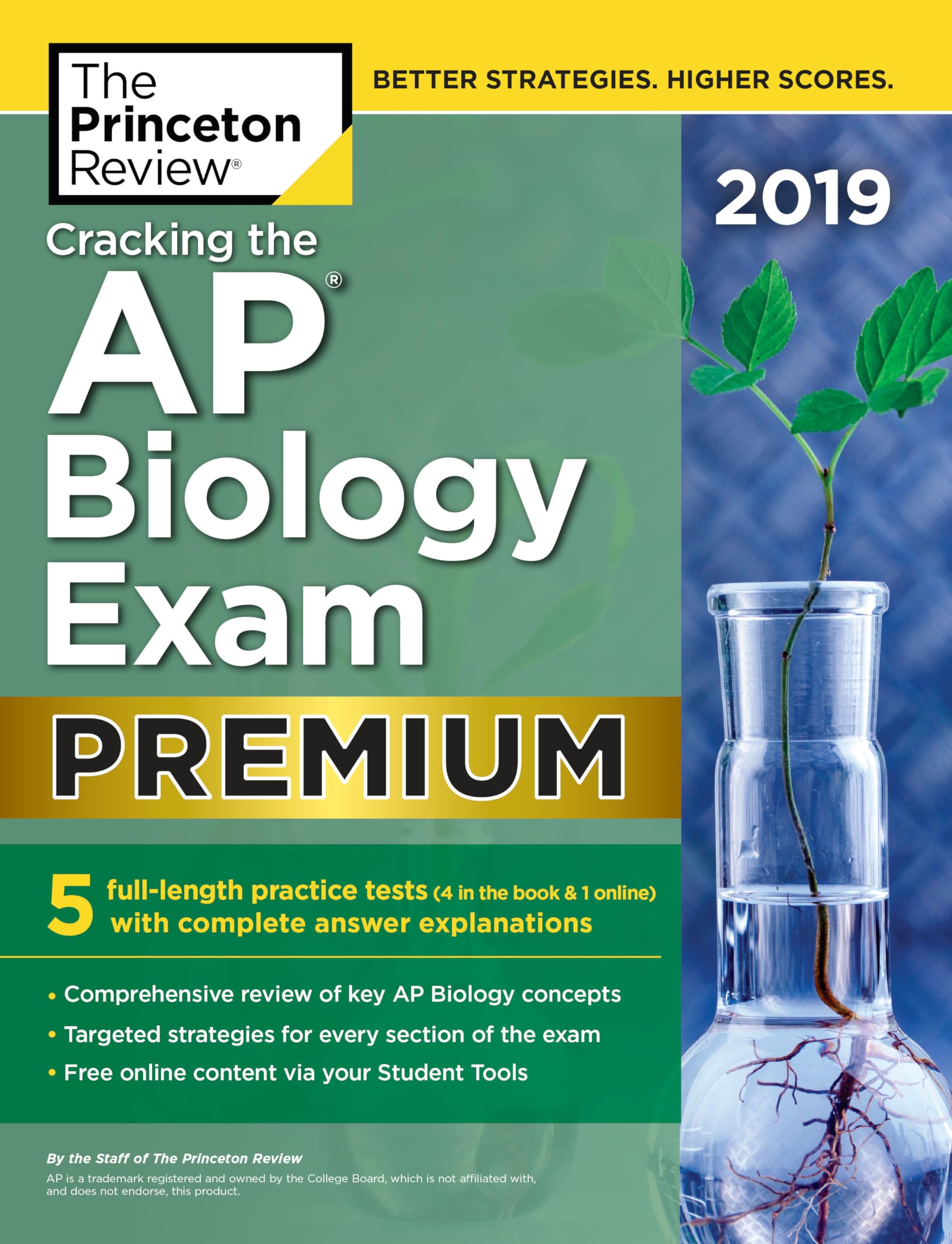 Cracking the AP Biology Exam 2019, Premium Edition: 5 Practice Tests + Complete Content Review book