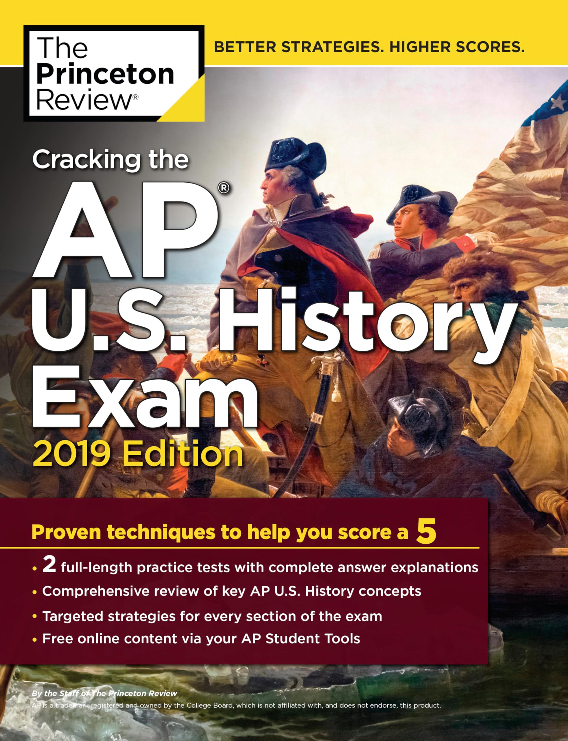 Cracking the AP U.S. History Exam, 2019 Edition: Practice Tests + Proven Techniques to Help You Score a 5 (College Test Preparation) Social Sciences