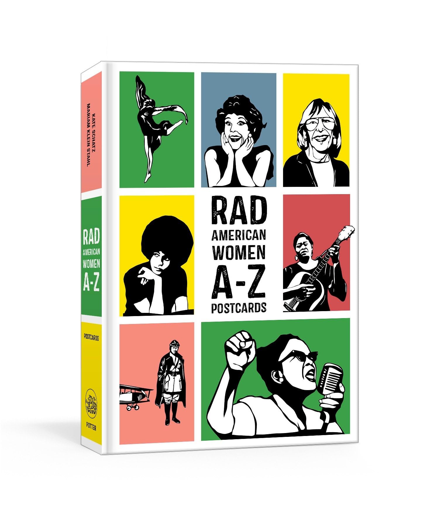 Rad American Women A-Z Postcards book