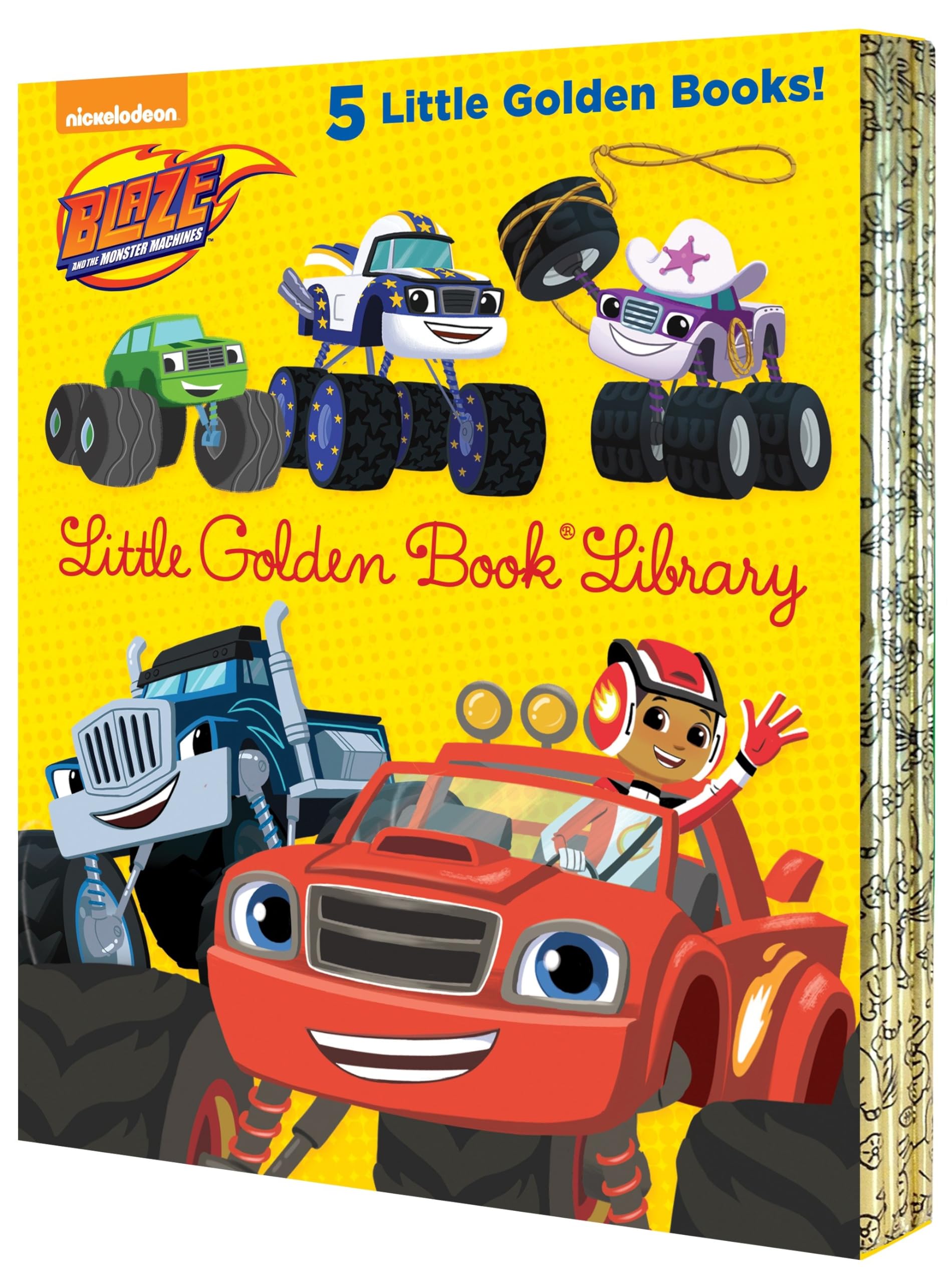 Blaze and the Monster Machines Little Golden Book Library: Five of Nickeoldeon's Blaze and the Monster Machines Little Golden Books Non-fiction