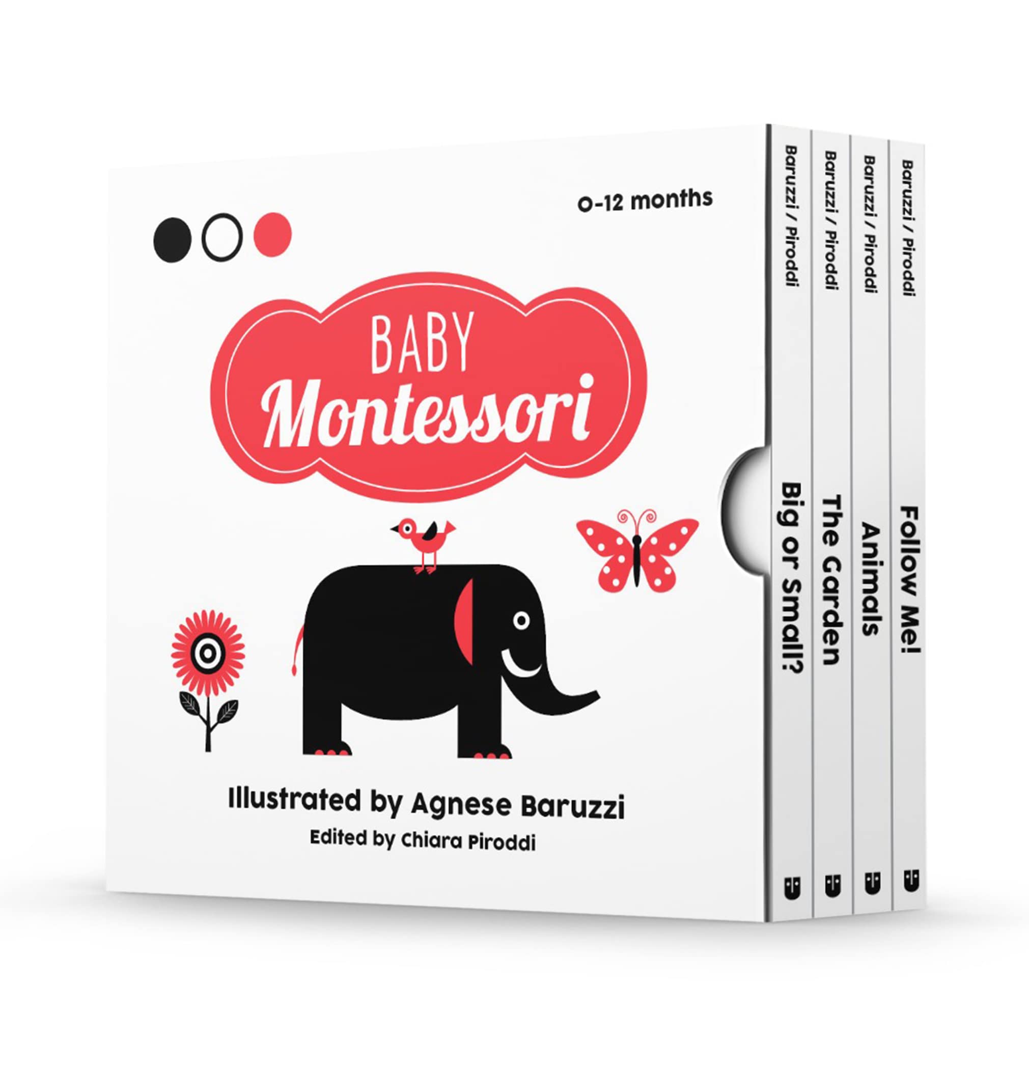 Baby Montessori: Big or Small, the Garden, Animals, Follow Me book