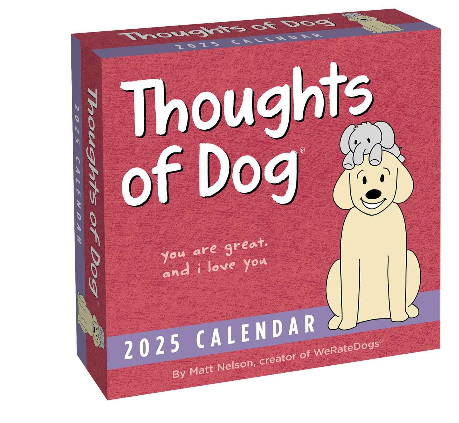 Thoughts of Dog 2025 Day-to-Day Calendar Film, Art & Culture