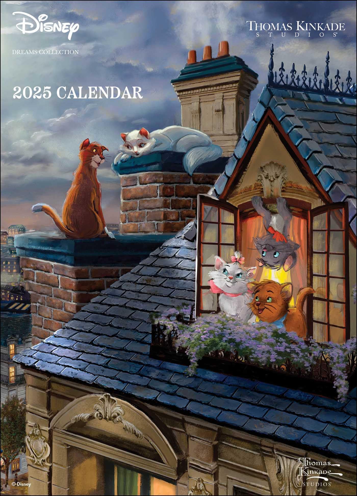 Disney Dreams Collection by Thomas Kinkade Studios: 12-Month 2025 Monthly/Weekly: Original Andrews McMeel-Tischkalender (Agenda-Ringbuch) Film, Art & Culture