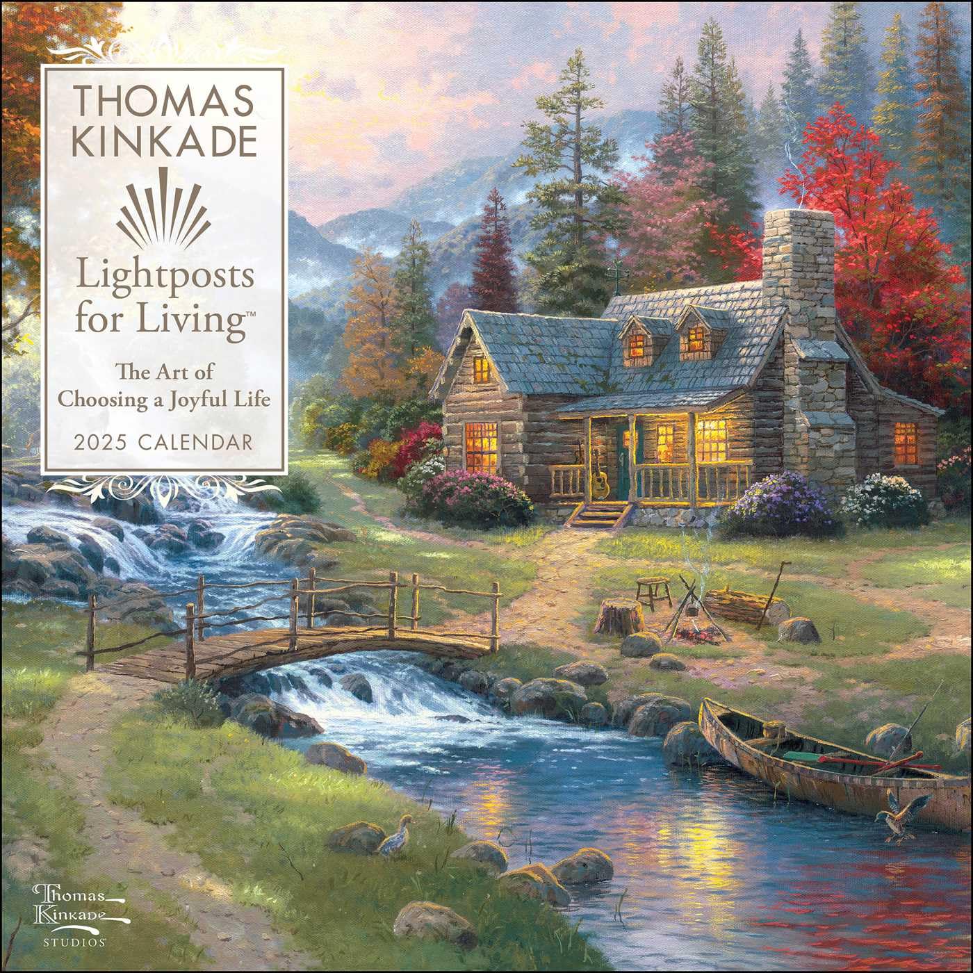 Thomas Kinkade Lightposts for Living 2025 Wall Calendar: Original Andrews McMeel-Kalender (Wall-Kalender) Business, Finance & Career