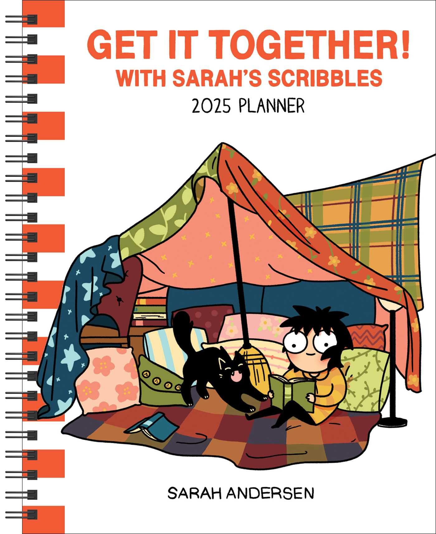 Sarah's Scribbles 12-Month 2025 Monthly/Weekly Planner Calendar: Get It Together! Manga