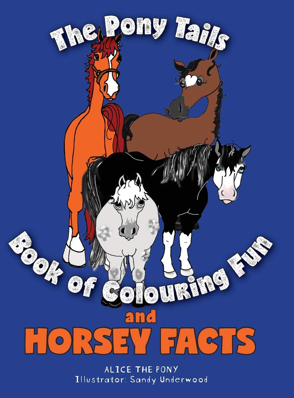 The Pony Tails Book of Colouring Fun and Horsey Facts Tiptoi & Games