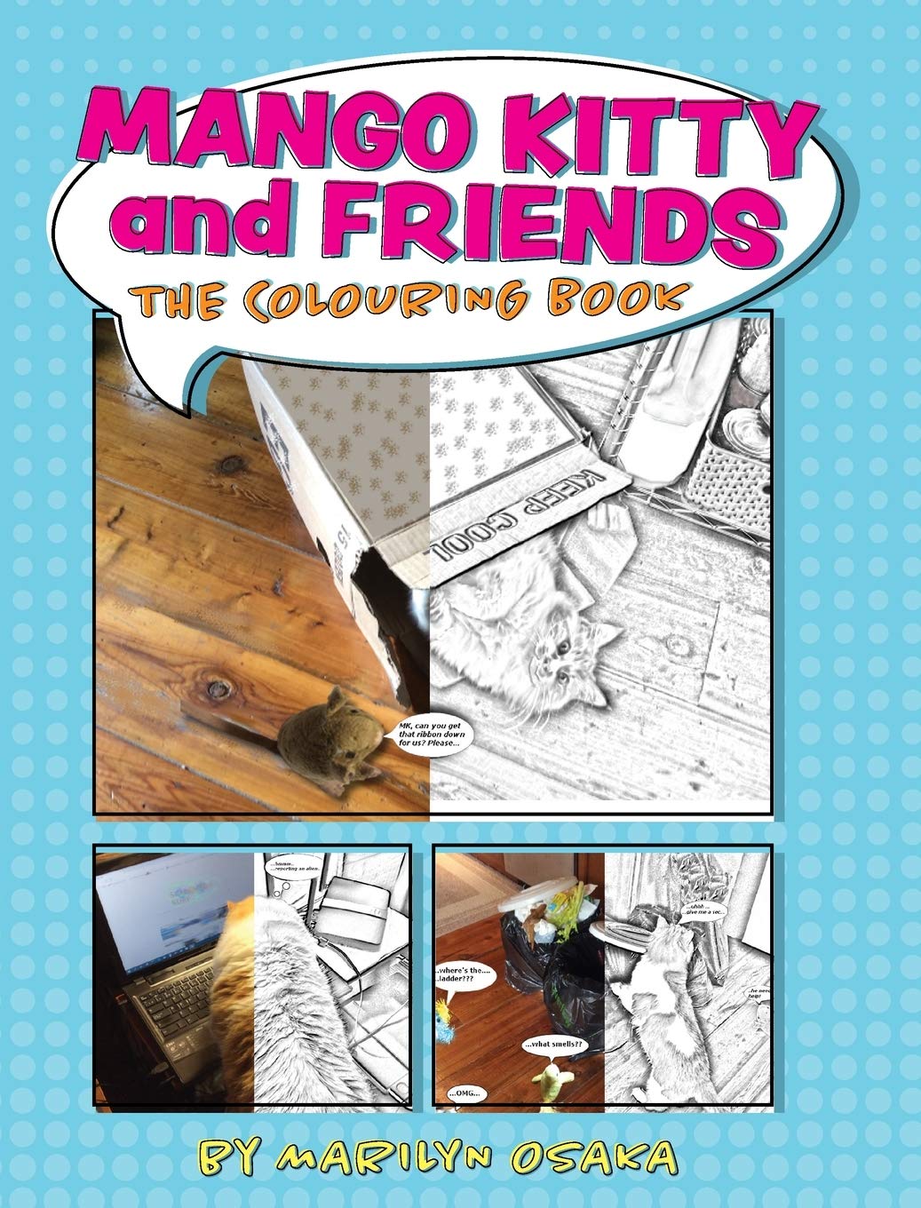 Mango Kitty and Friends: The Colouring Book Manga