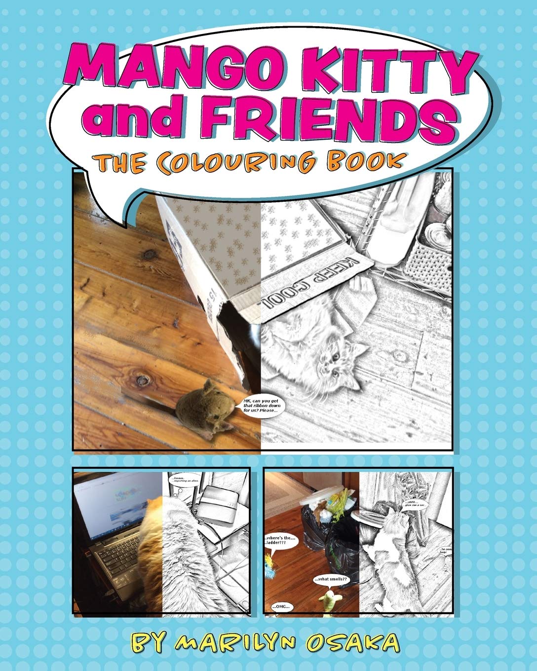 Mango Kitty and Friends: The Colouring Book Manga