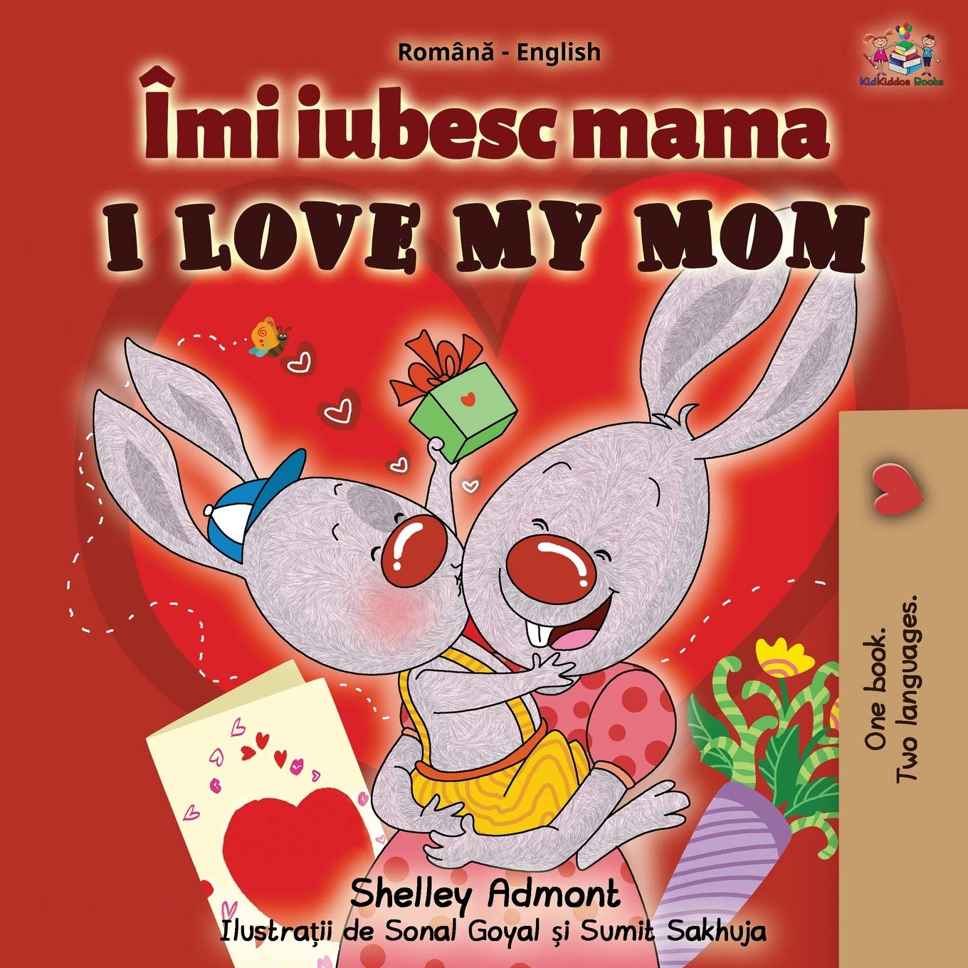 I Love My Mom (Romanian English Bilingual Book) Foreign Languages ​​& Dictionaries