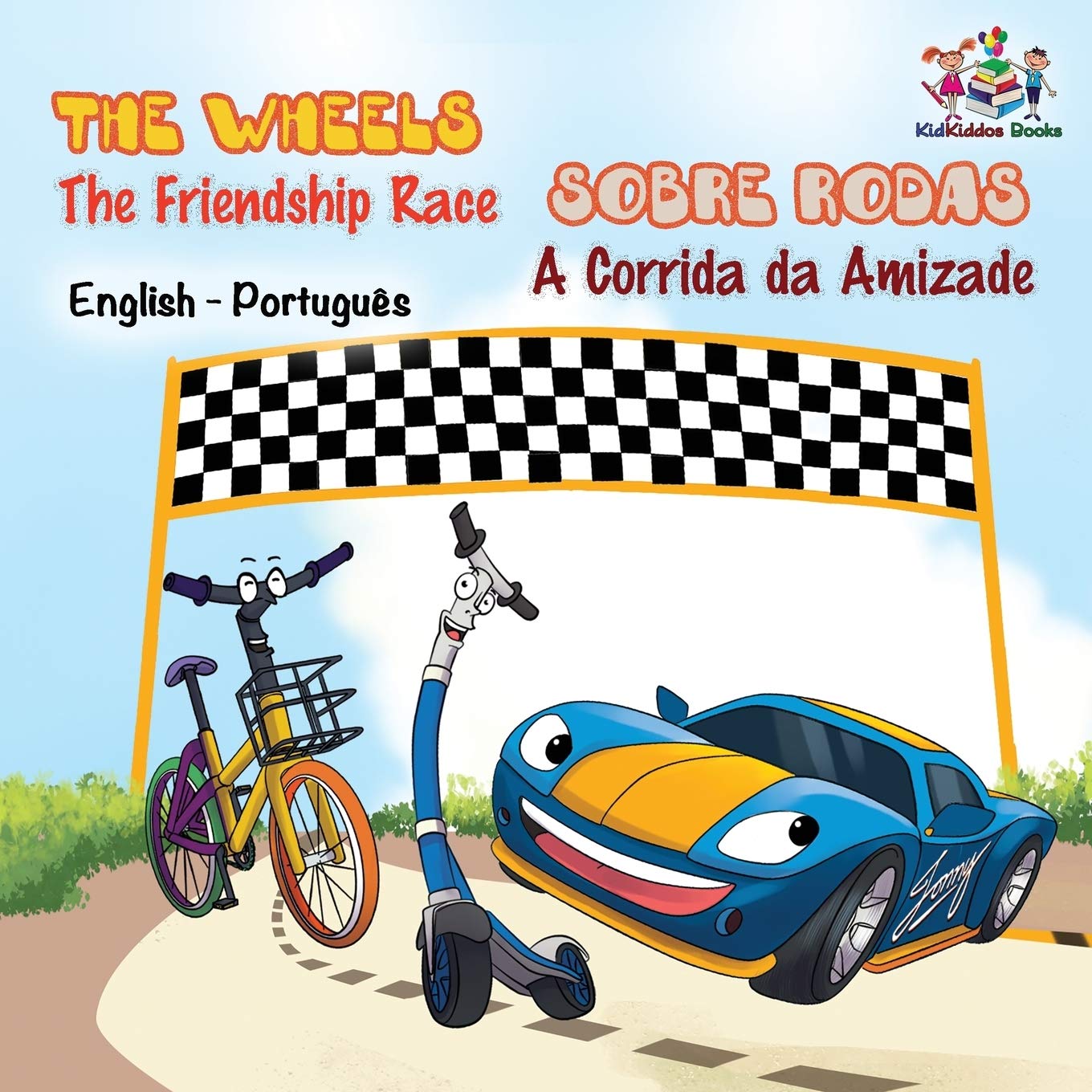 The Wheels - The Friendship Race (English Portuguese Book for Kids) Foreign Languages ​​& Dictionaries