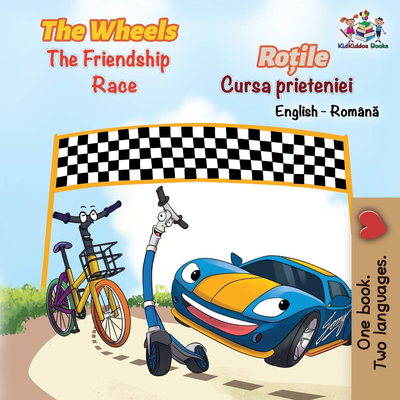 The Wheels The Friendship Race (English Romanian Book for Kids) Foreign Languages ​​& Dictionaries