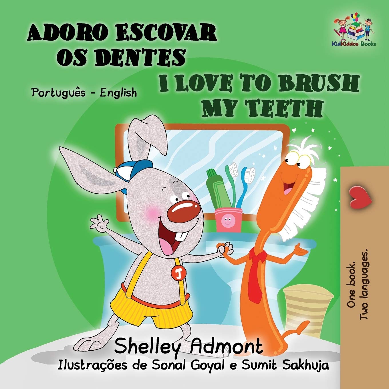 I Love to Brush My Teeth (Portuguese English Bilingual Book for Kids) Foreign Languages ​​& Dictionaries