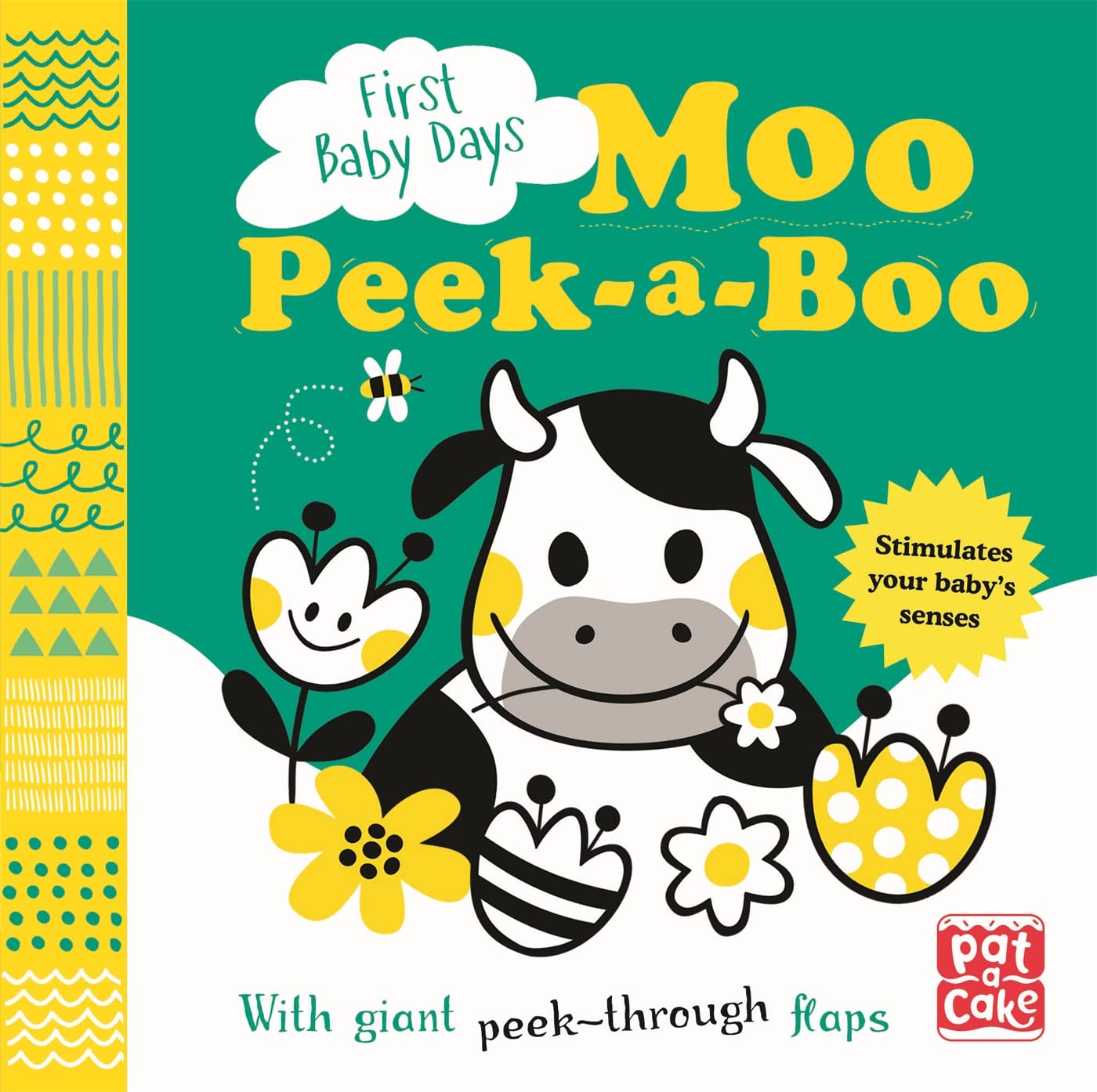 First Baby Days: Moo Peek-a-Boo: A board book with giant peek-through flaps Parents & Children