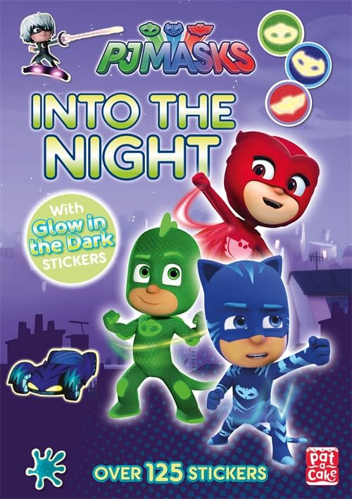 Into the Night: Glow-in-the-dark sticker book book