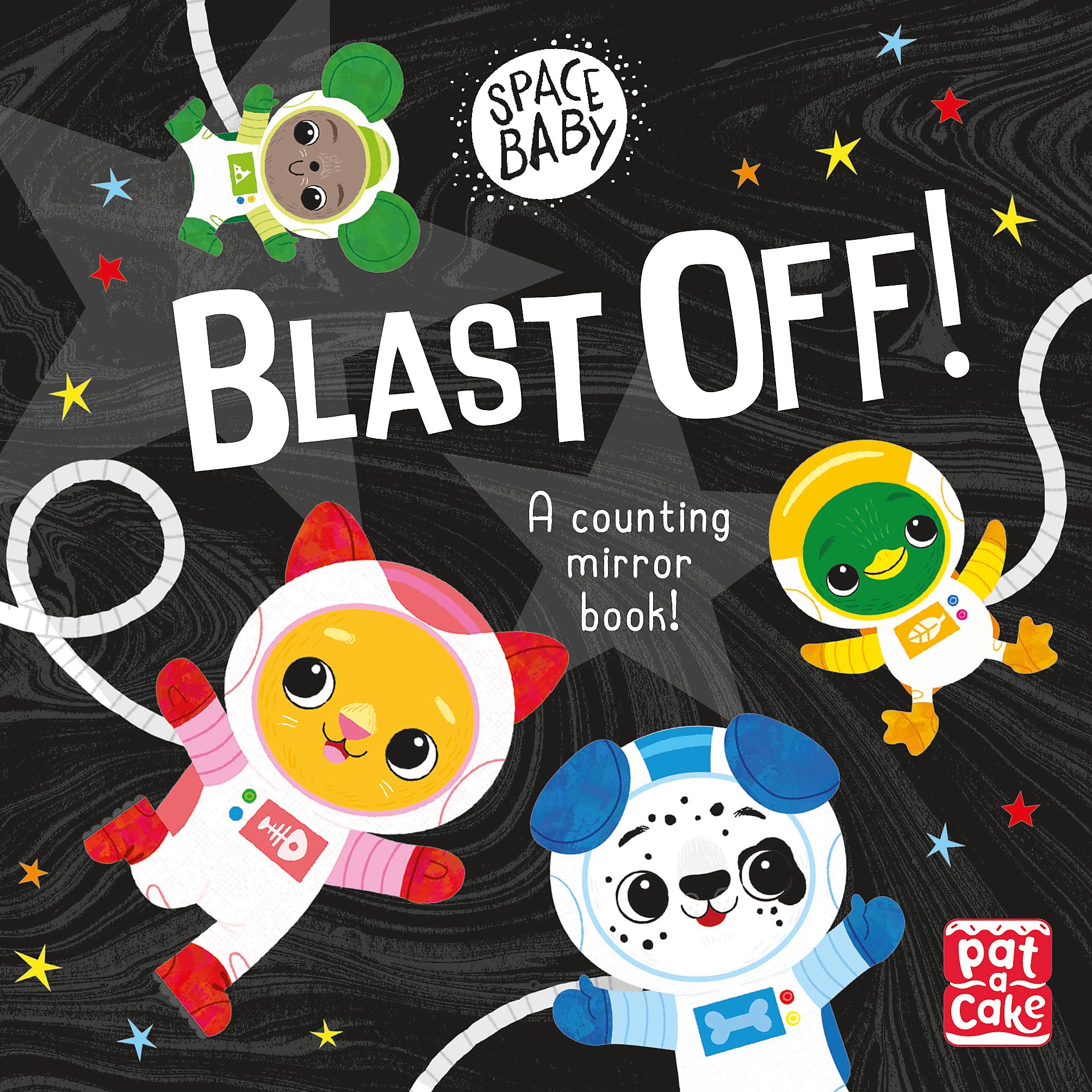 Blast Off!: A counting touch-and-feel mirror board book! (Space Baby) Parents & Children