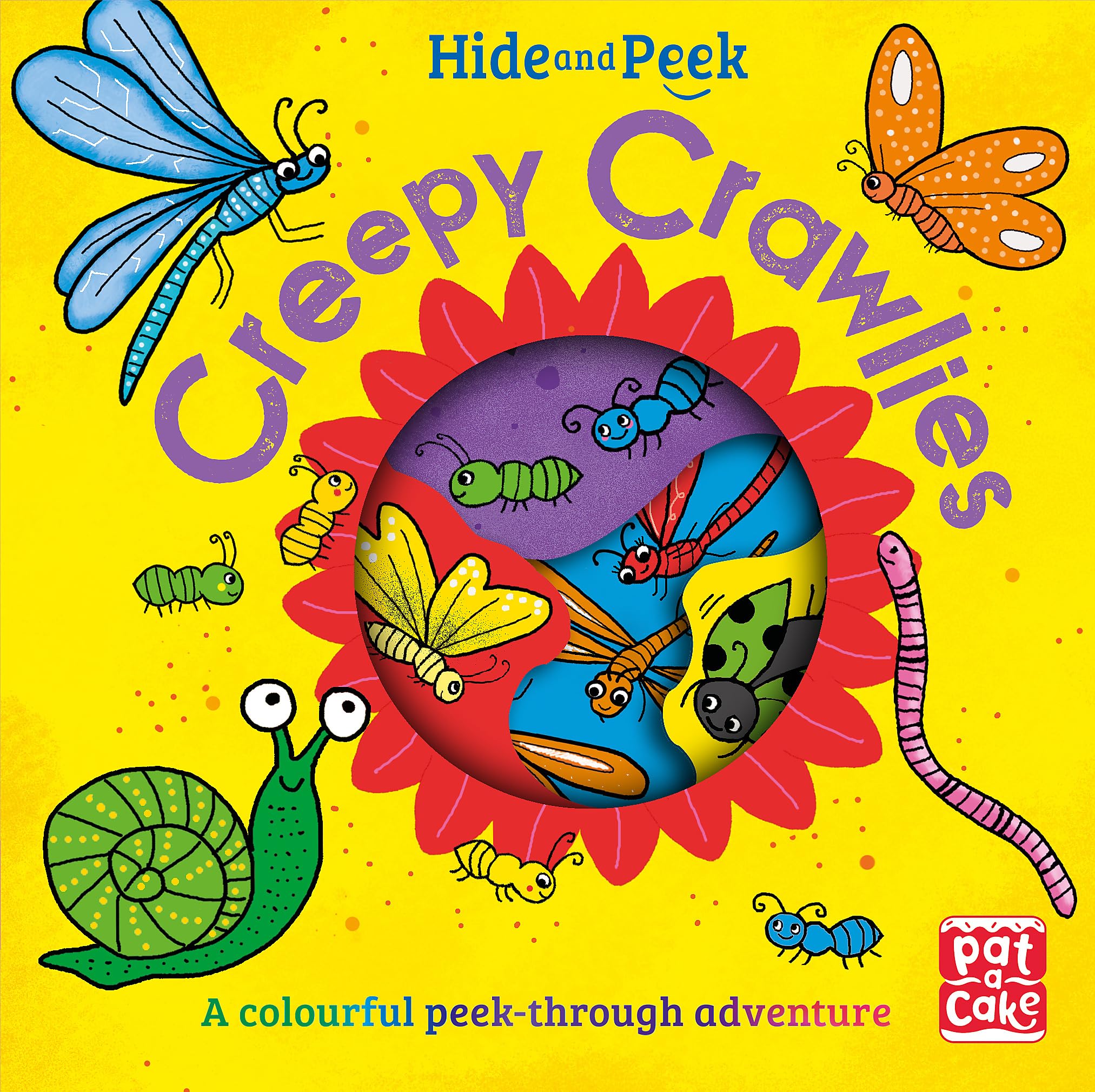 Creepy Crawlies: A colourful peek-through adventure board book (Hide and Peek) Non-fiction