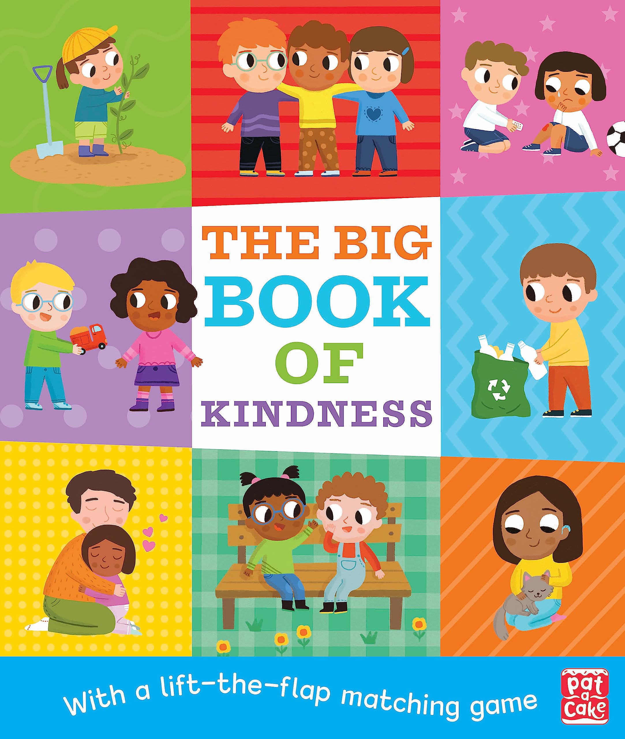 The Big Book of Kindness: A board book with a lift-the-flap matching game book