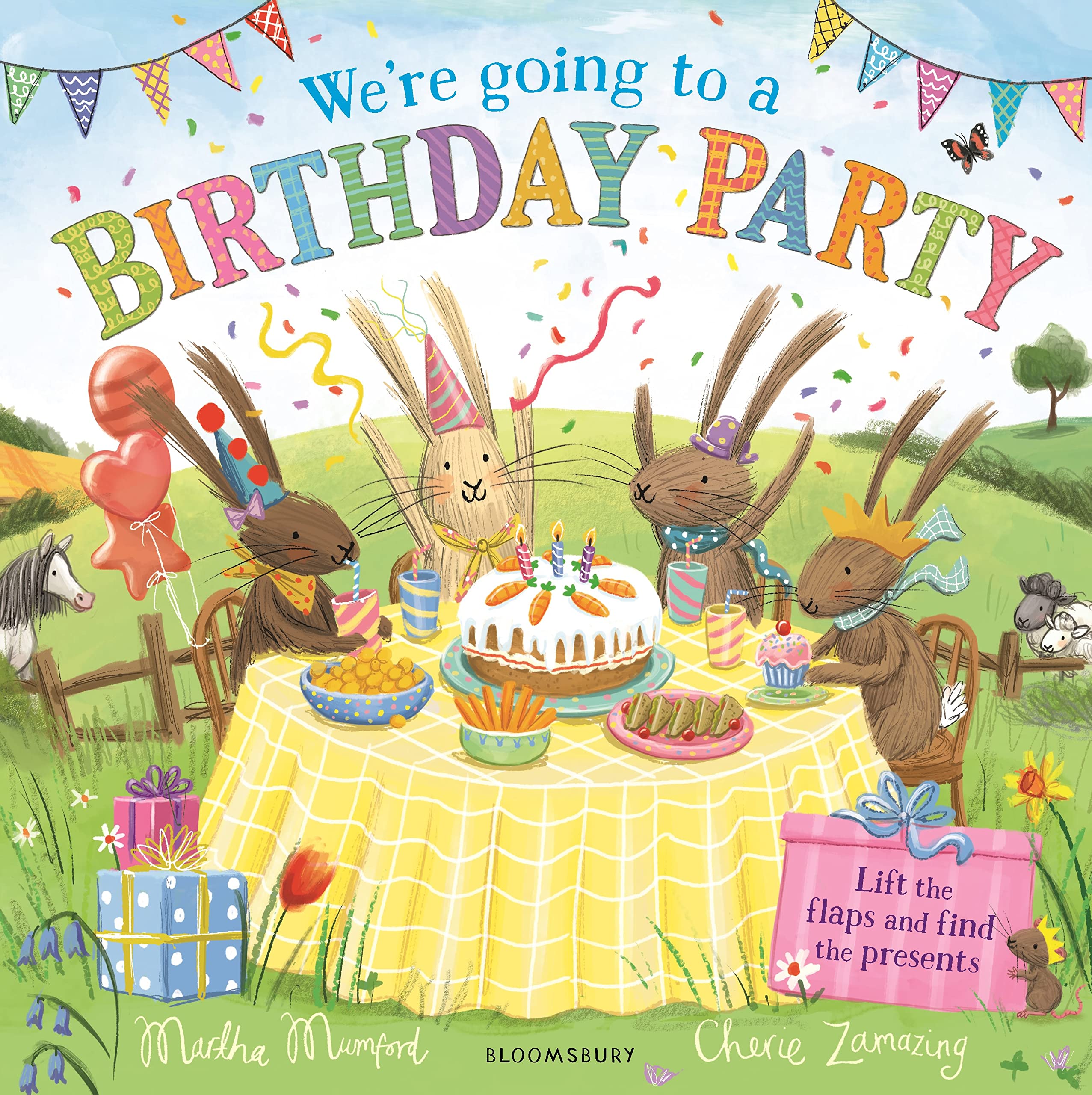 We're Going to a Birthday Party: A Lift-the-Flap Adventure (The Bunny Adventures) Non-fiction