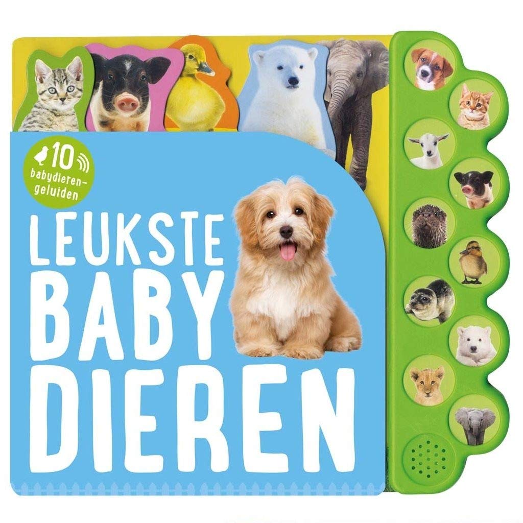 Leukste babydieren, geluidboek met 10 geluiden book