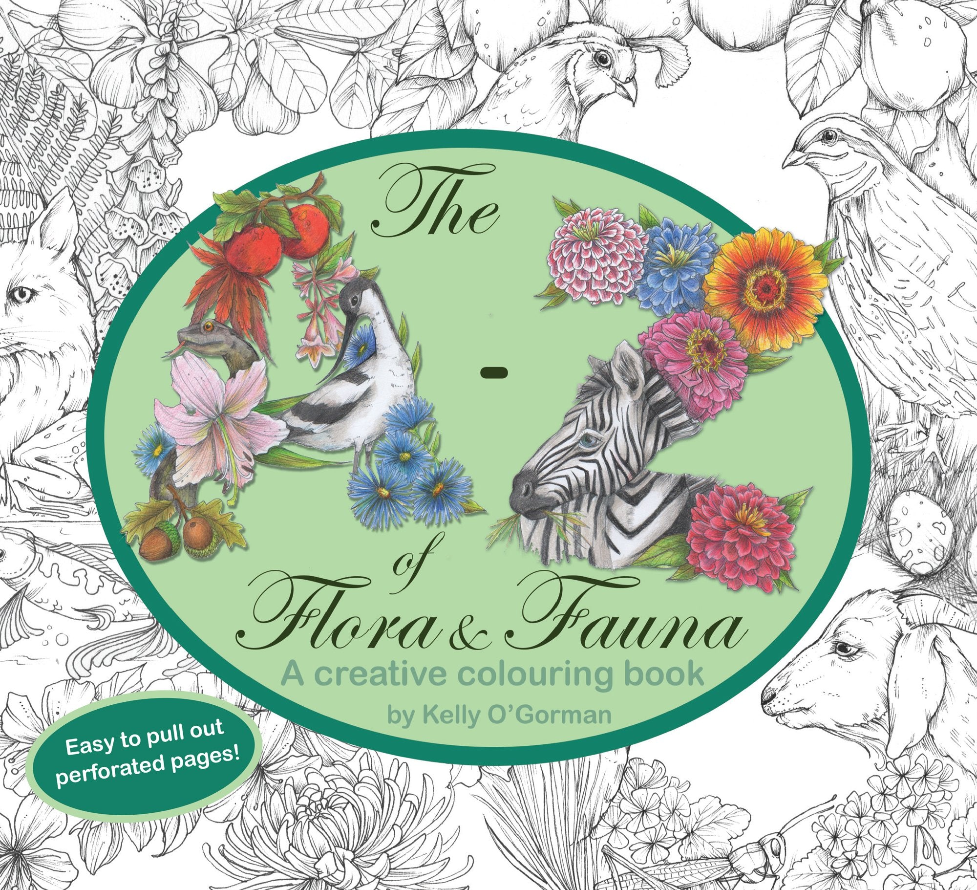 The A - Z of Flora and Fauna: a creative colouring book Hobbies & Crafts