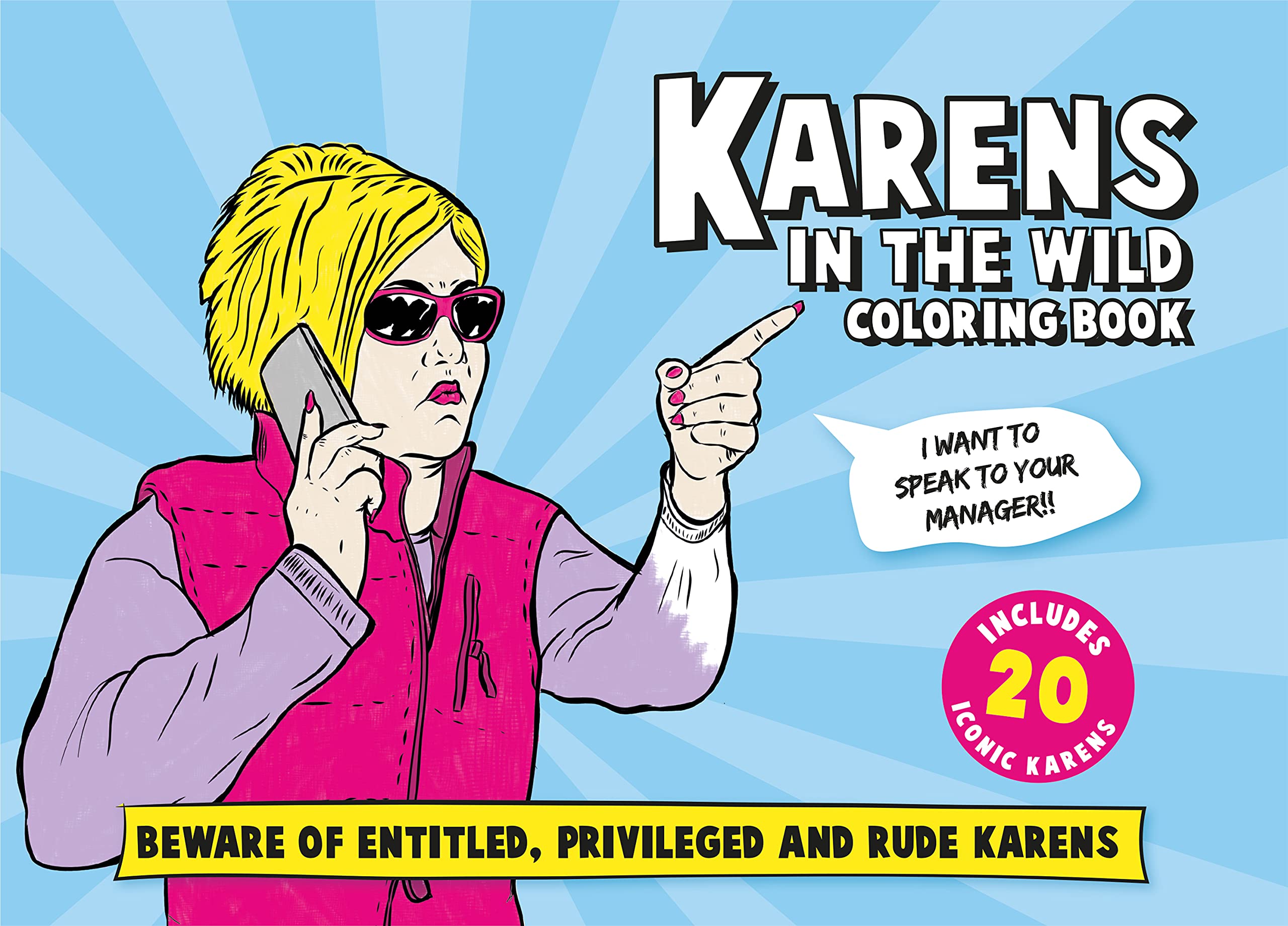 Karens in The Wild Malbuch – Malbuch für Erwachsene – 20 Seiten – Maße 25 x 17,5 x 0,5 cm – B5 Seitengröße Books