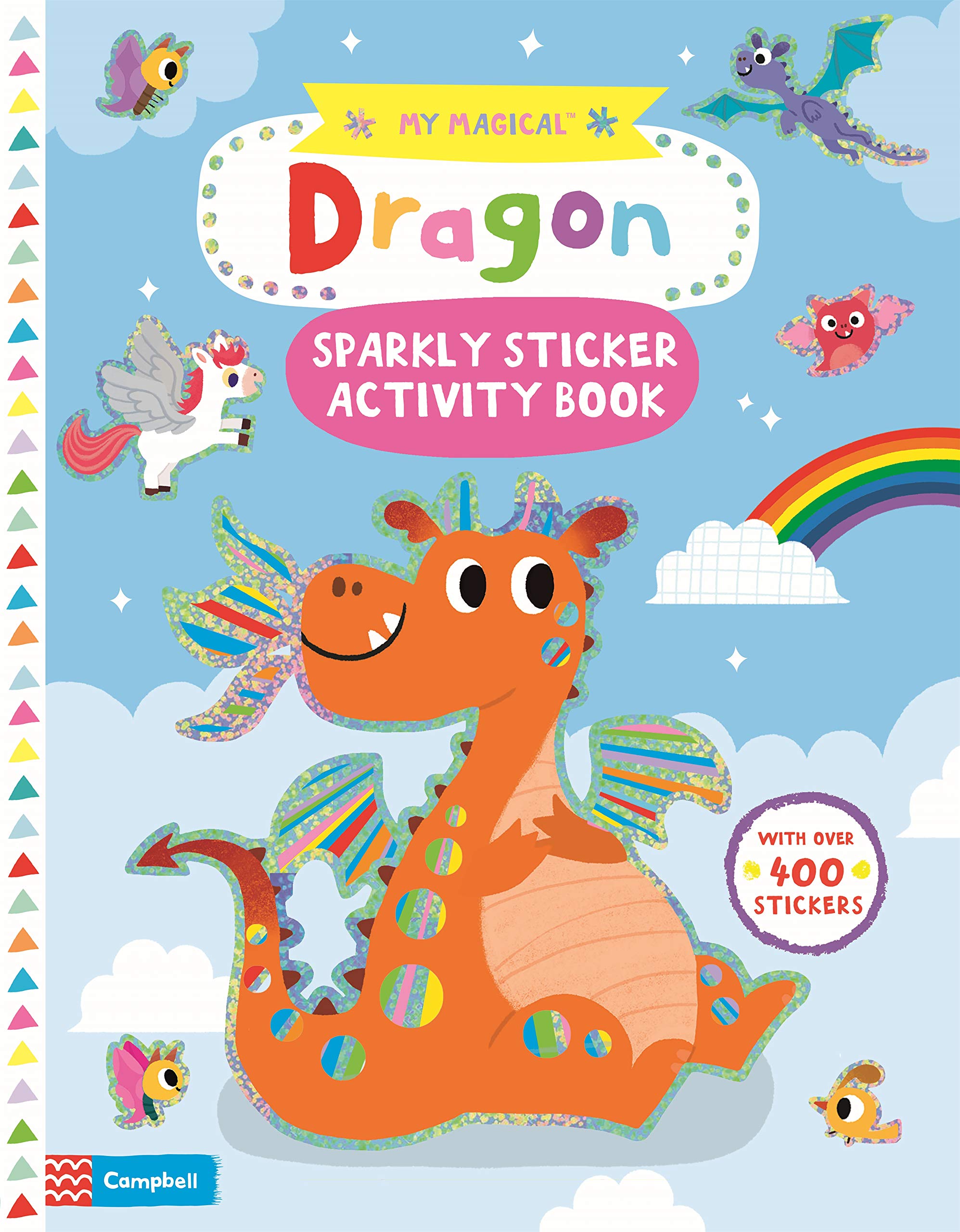 My Magical Dragon Sparkly Sticker Activity Book (Campbell My Magical, 12) Tiptoi & Games