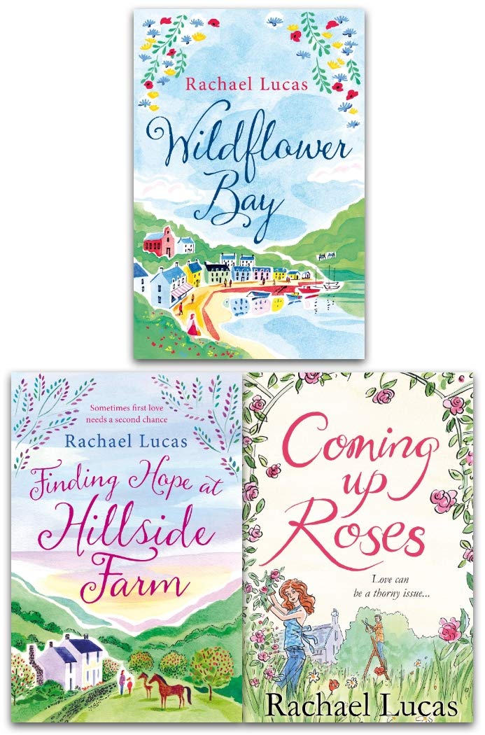 Rachael Lucas 3 Books Collection Set - Coming Up Roses, Wildflower Bay, Finding Hope at Hillside Farm Books