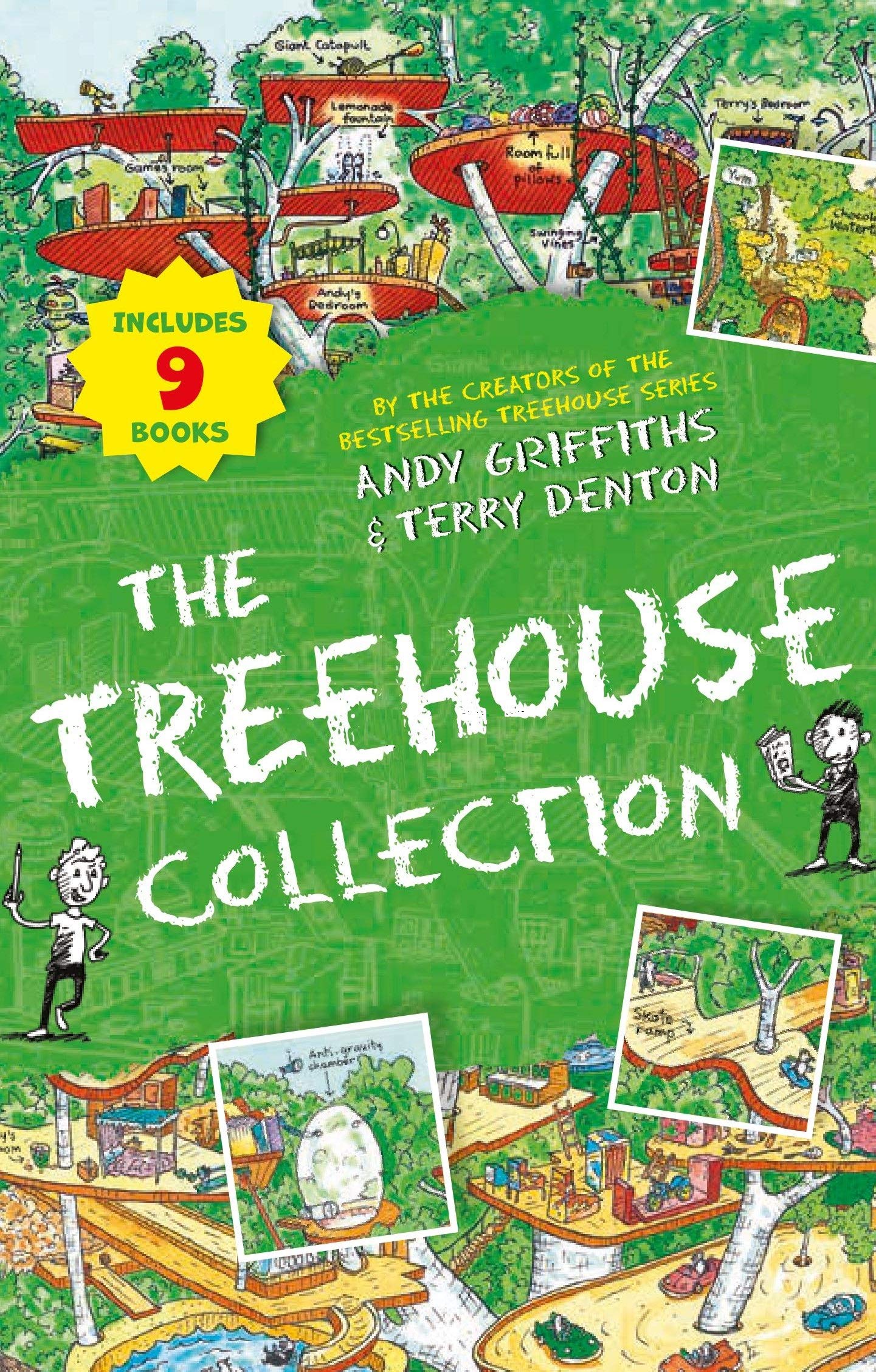 小屁孩树屋历险记9册盒装 英文原版 Storey Treehouse 可搭 wimpy kid The 13 26 39 52 65 78 91 104 青少年章节桥梁故事书7-10-12岁读物 Books