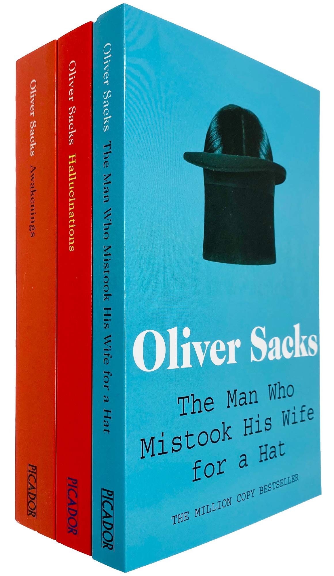 Oliver Sacks 3 Books Collection Set (The Man Who Mistook His Wife for a Hat, Hallucinations, Awakenings) book