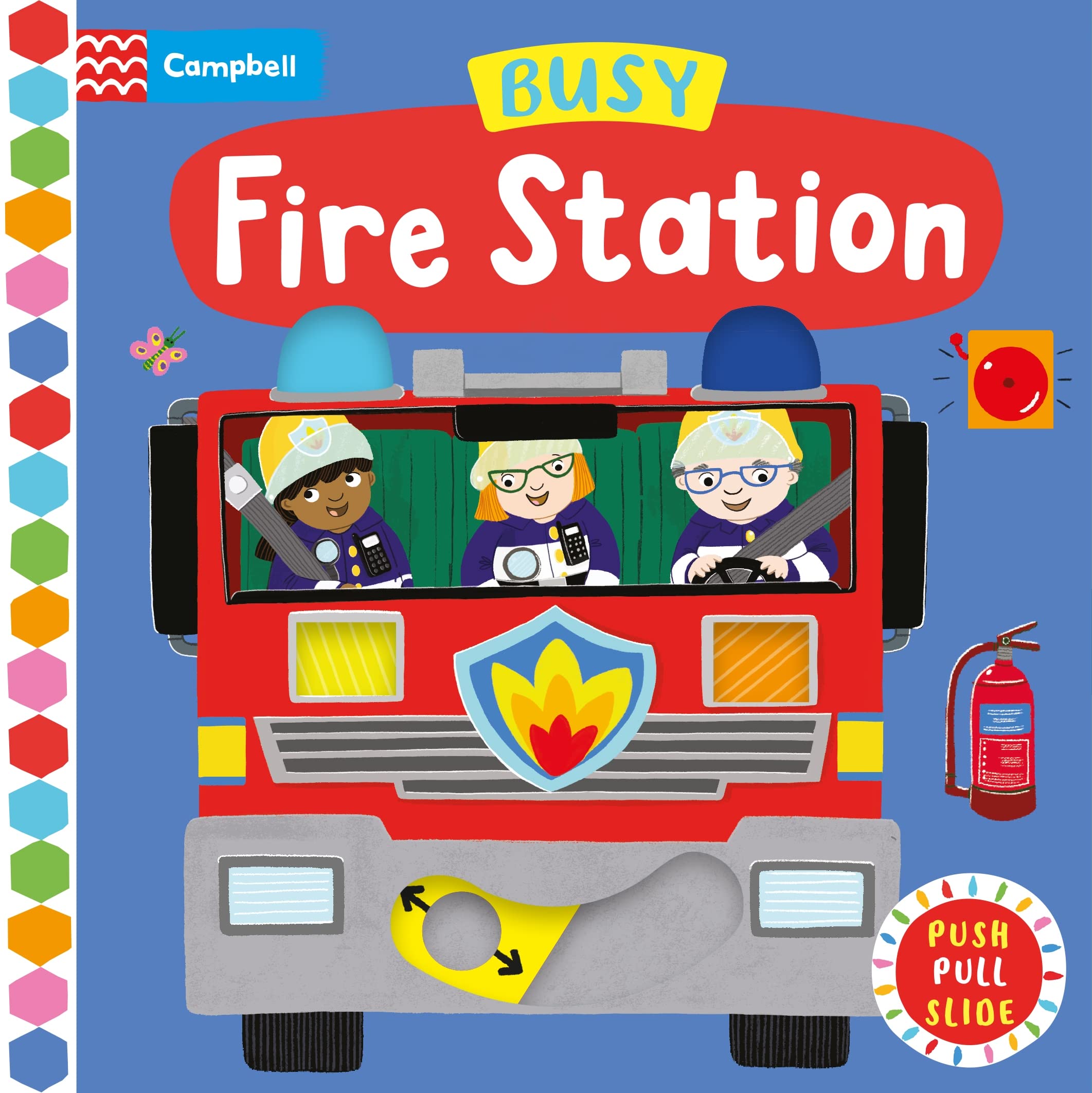 Busy Fire Station: A Push, Pull, Slide Book (Campbell Busy Books, 13) Non-fiction