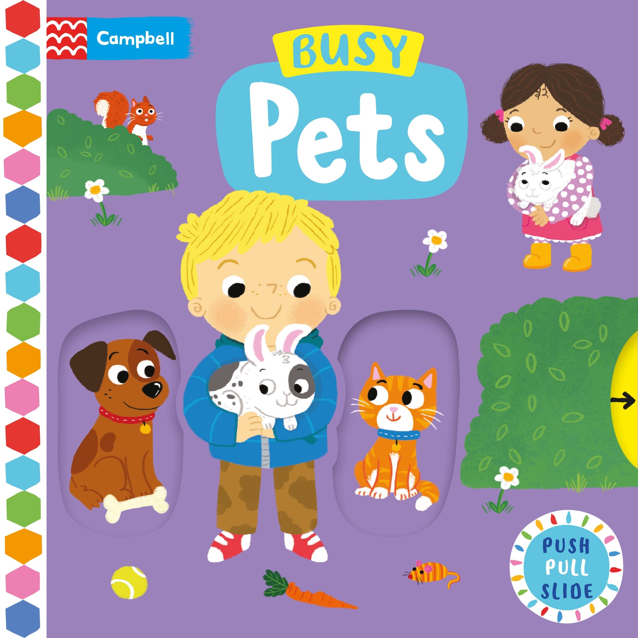 Busy Pets: A Push, Pull, Slide Book (Campbell Busy Books, 18) Parents & Children