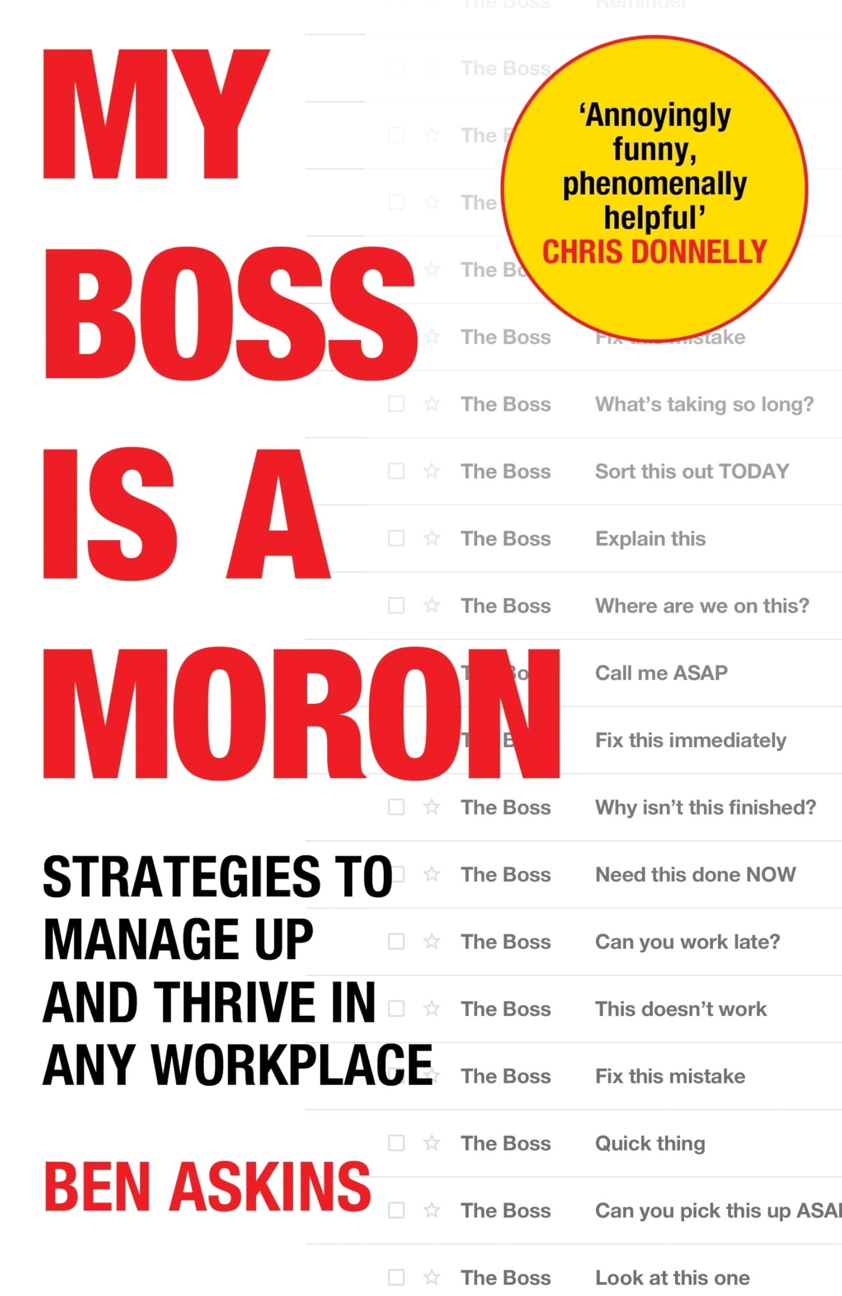 My Boss Is a Moron Business, Finance & Career Books