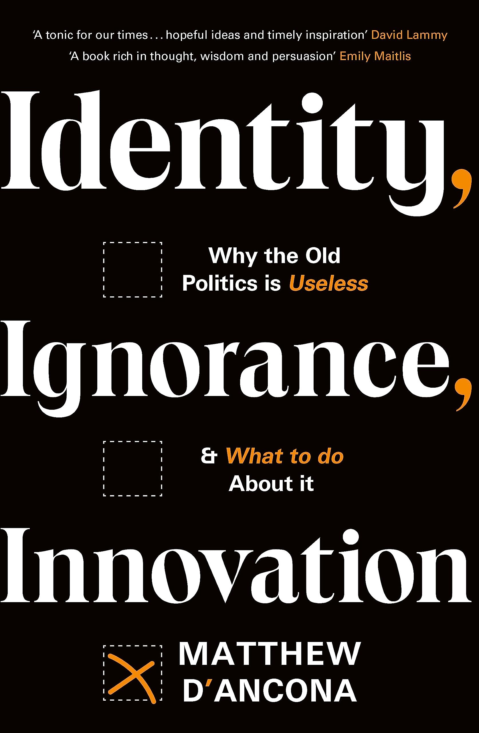 Identity, Ignorance, Innovation Media & Communication Books