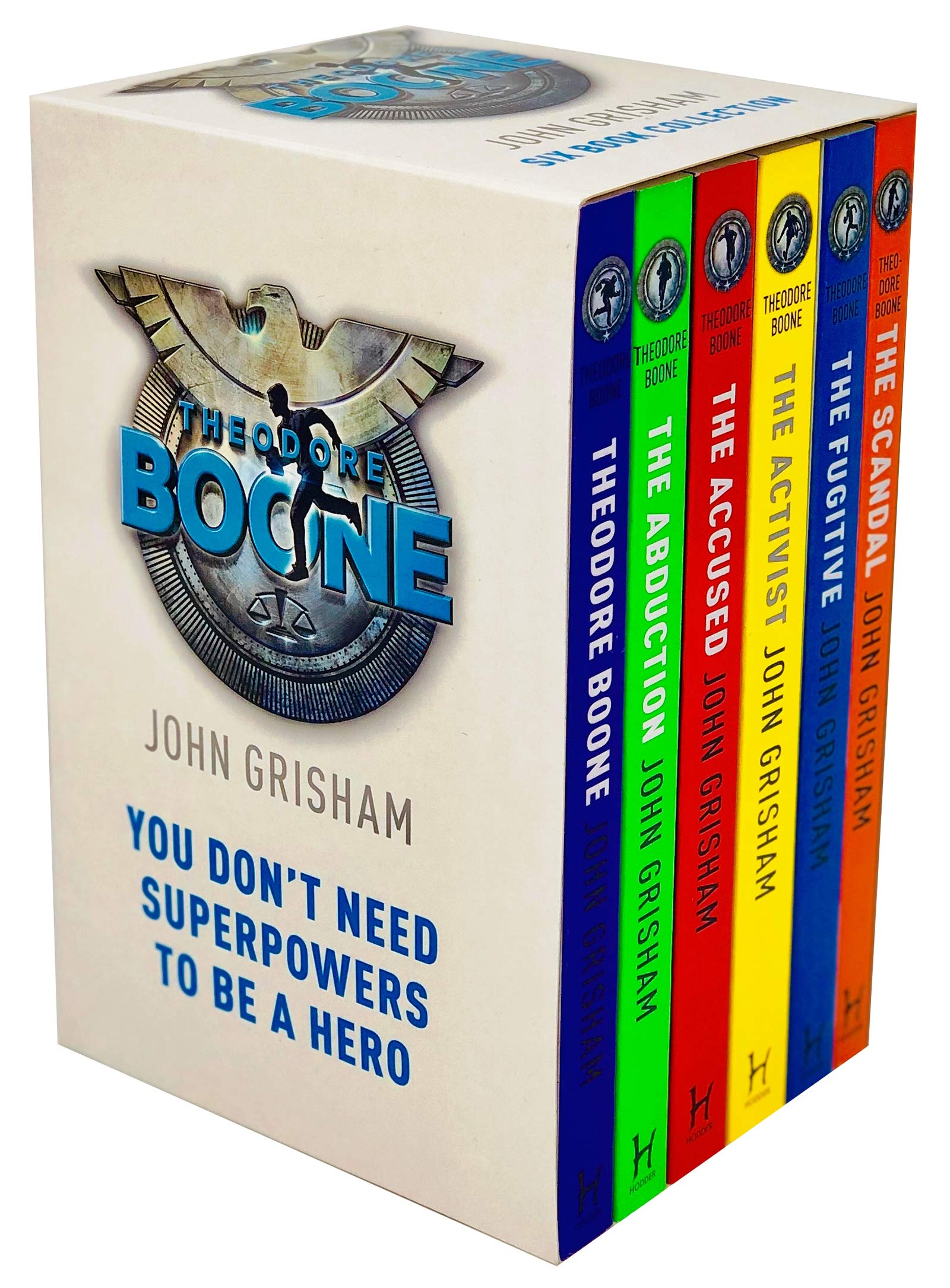 Theodore Boone Series 6 Books Collection Box Set by John Grisham (Theodore Boone, Abduction, Accused, Activist, Fugitive & The Scandal) Crime & Thriller