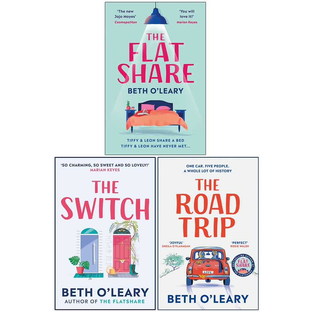 Beth O'Leary 3-Bücher-Sammlungsset (The Flatshare, The Switch, The Road Trip) Non-fiction