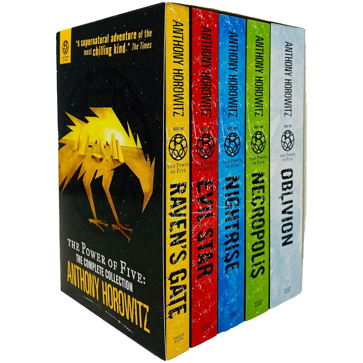 Power of Five Books Collection 5 Books Set by Anthony Horowitz (Raven's Gate, Evil Star, Night Rise, Necropolis and Oblivion) Fiction