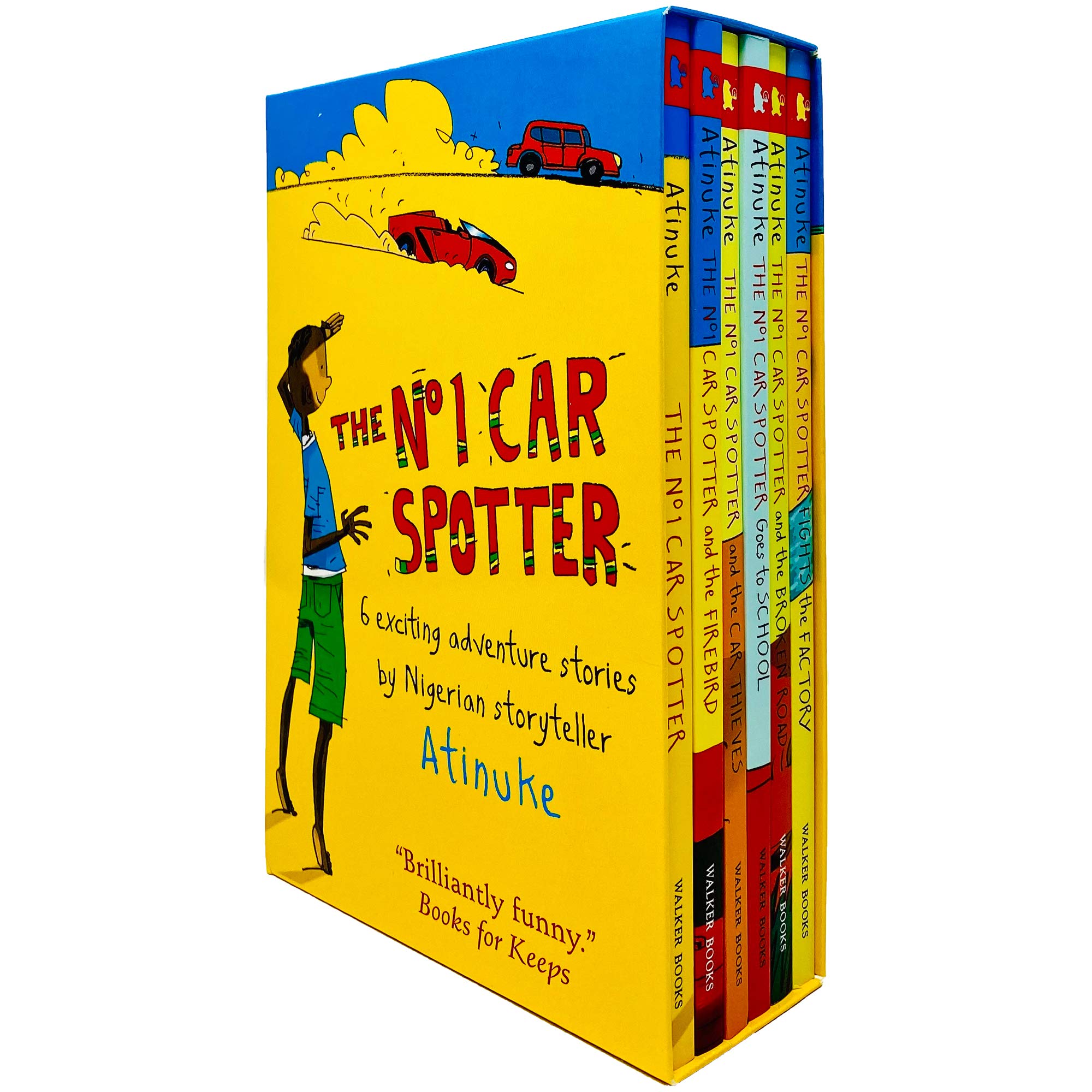 Das No. 1 Car Spotter Series 6 Bücher-Sammelbox-Set von Atinuke (No 1 Car Spotter, Firebird, Car Thieves, Goes to School, Broken Road & Fights the Factory) Books