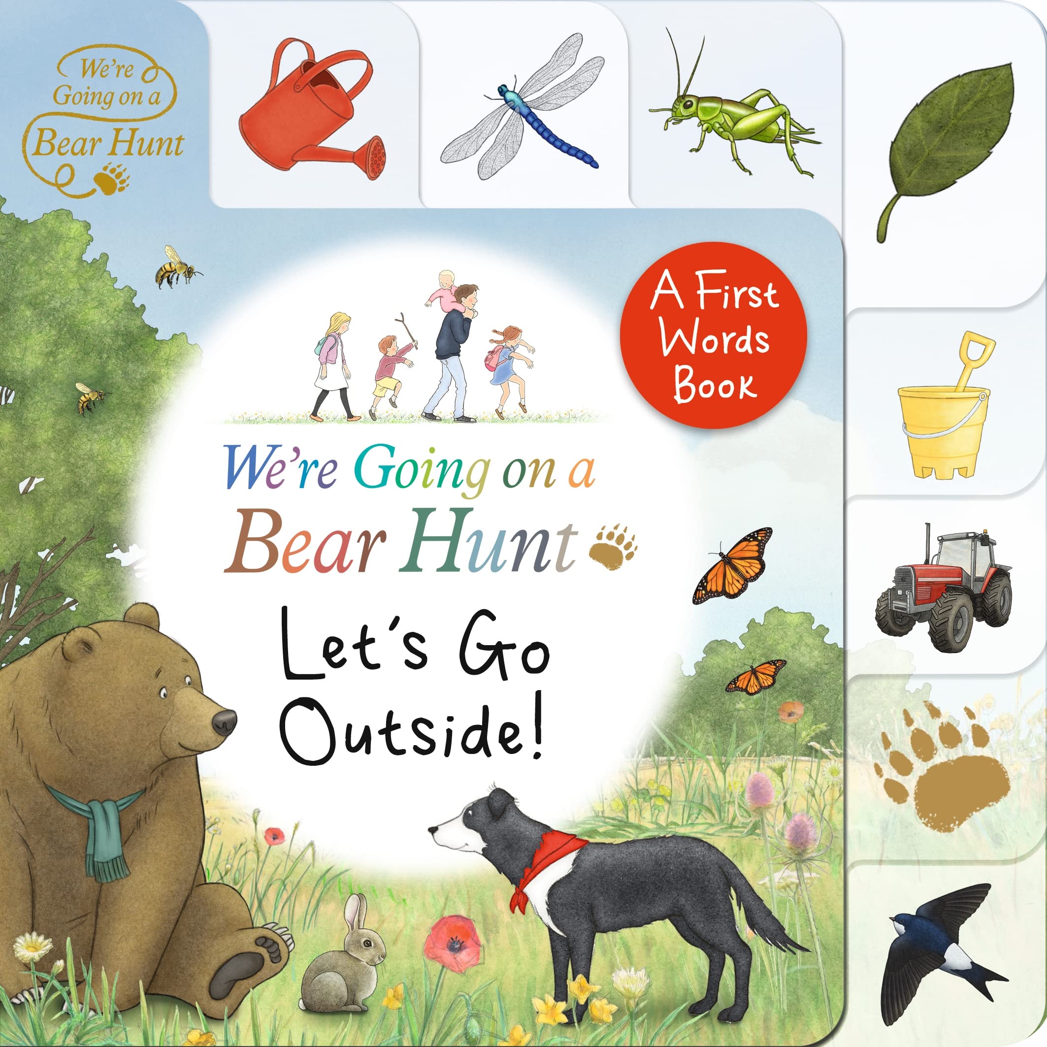 We're Going on a Bear Hunt: Let's Go Outside!: Tabbed board book book