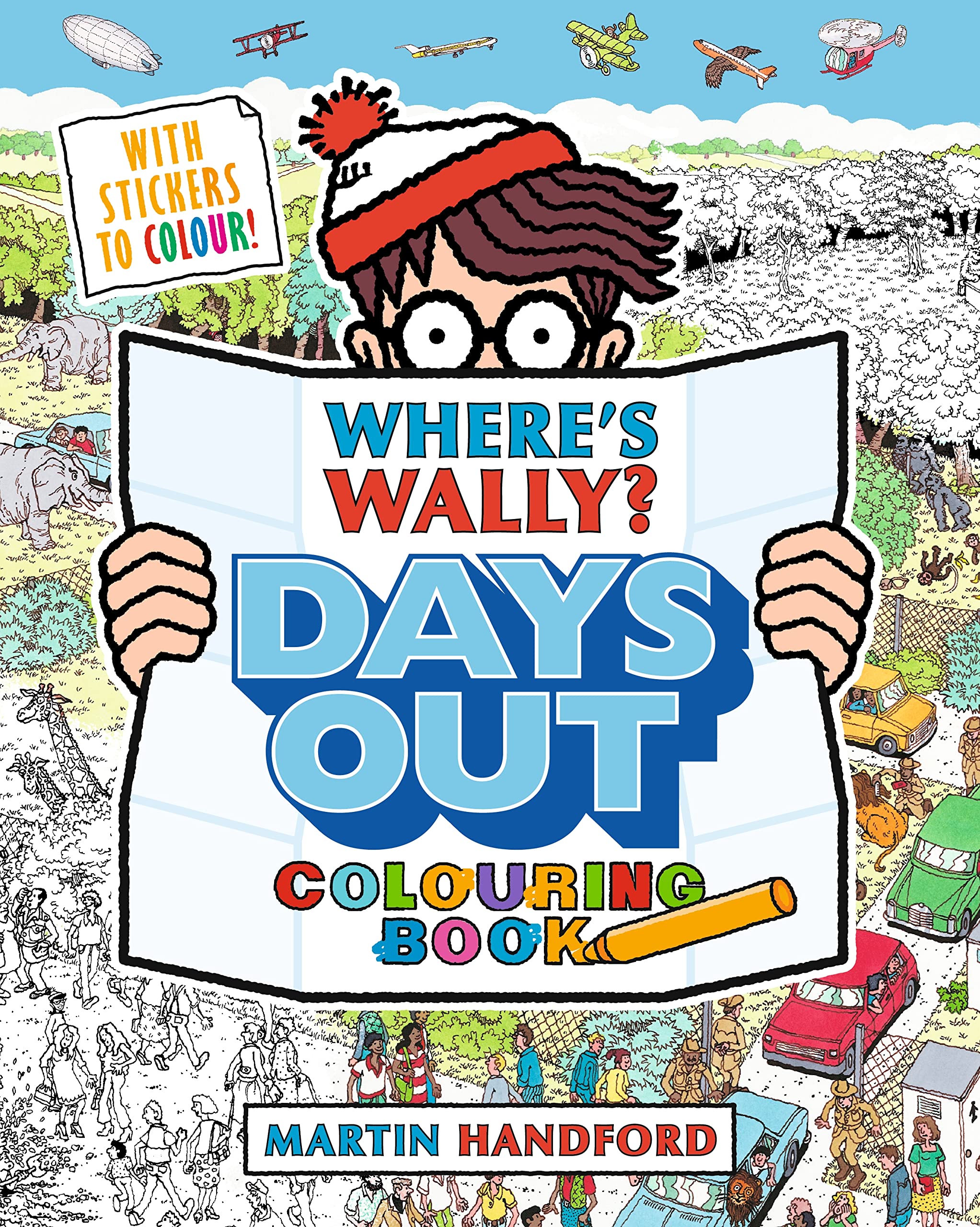 Where's Wally? Days Out: Colouring Book Novels & Short Stories