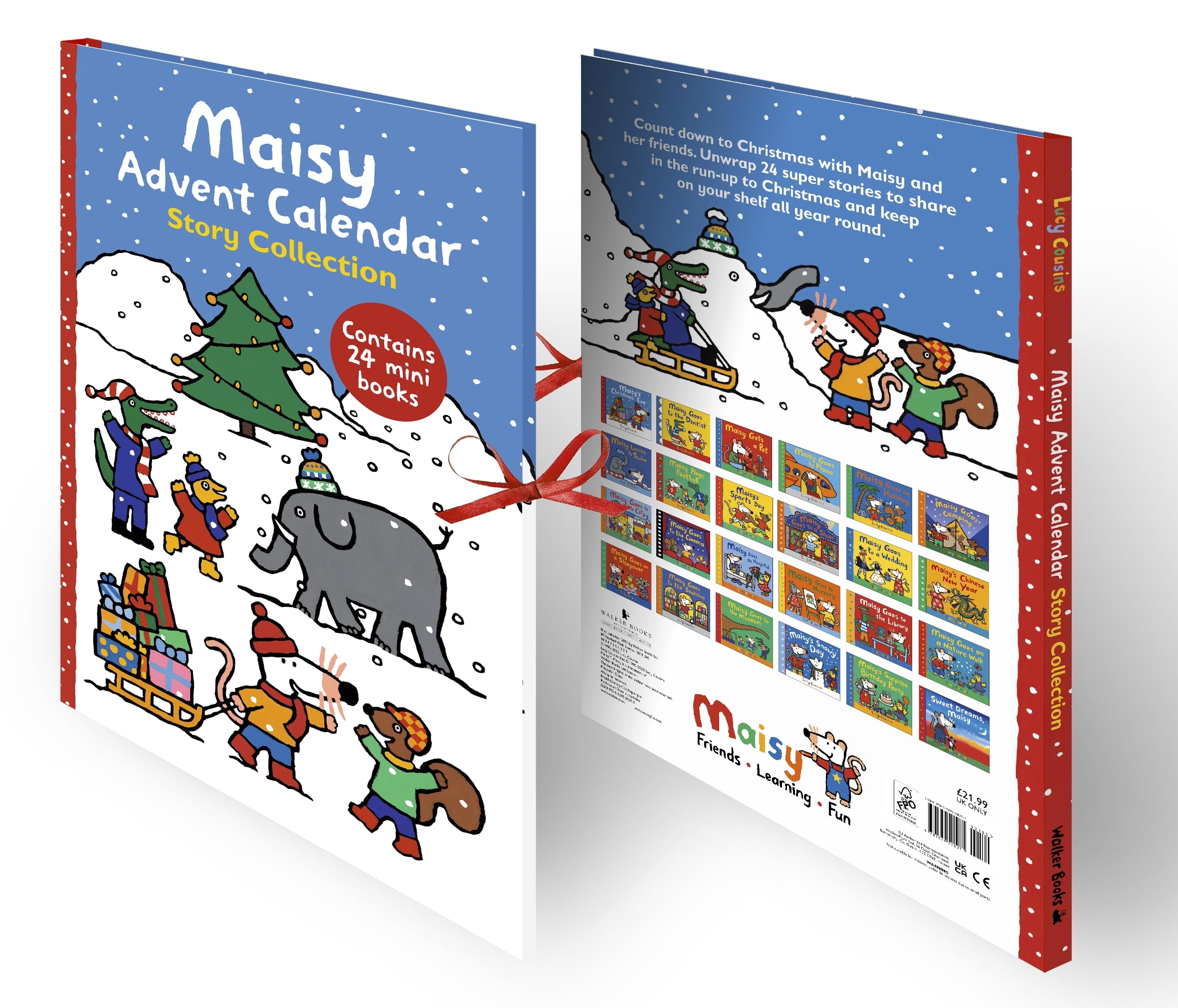 Maisy Advent Calendar Story Collection: Count down to Christmas with 24 mini books – the perfect gift for kids aged 2-6. book