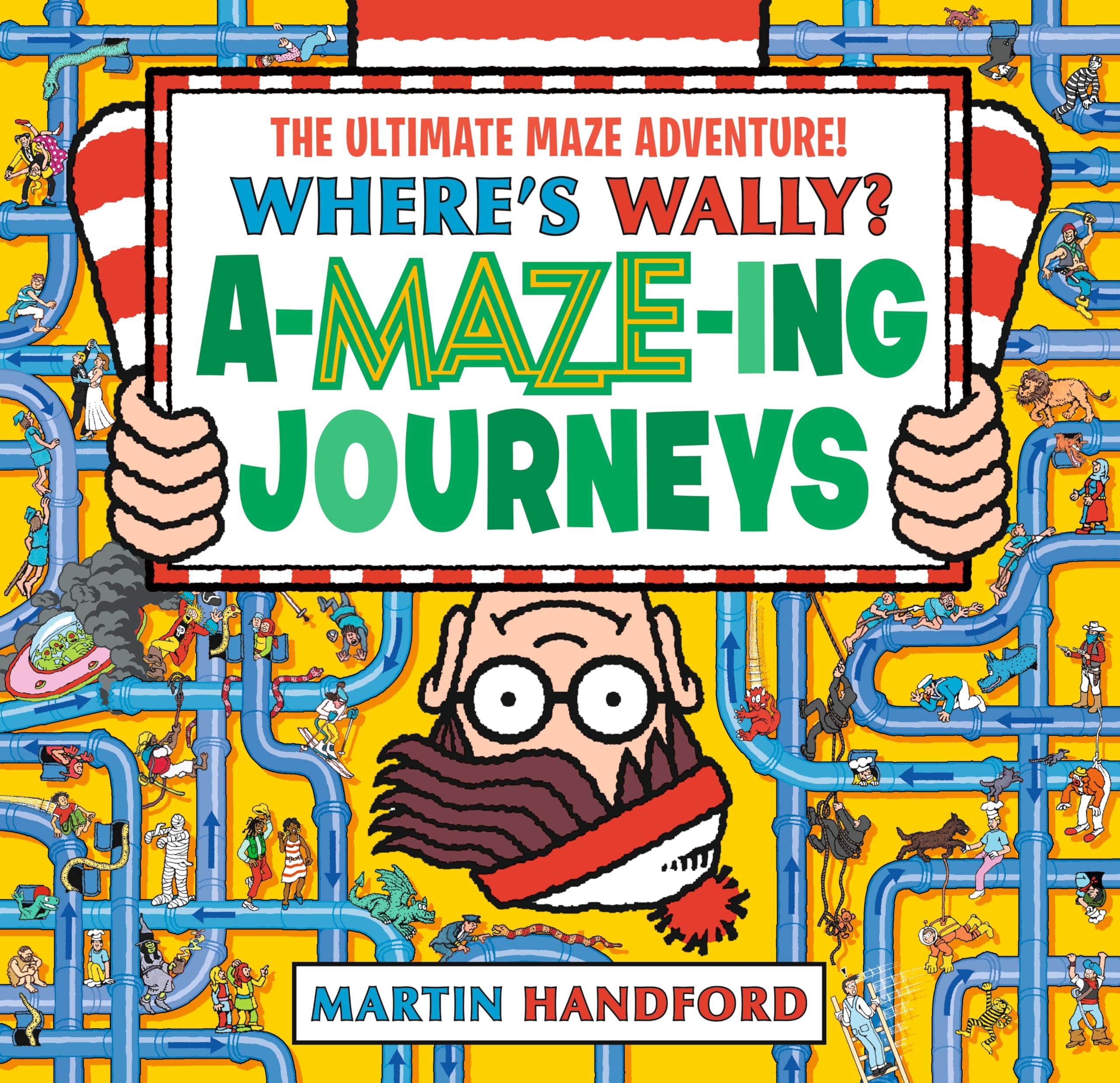 Where's Wally? Amazing Journeys: An epic maze gift book packed with puzzles, searches and over 60 amazing routes to explore, perfect present for boys, girls and teenage fans Non-fiction