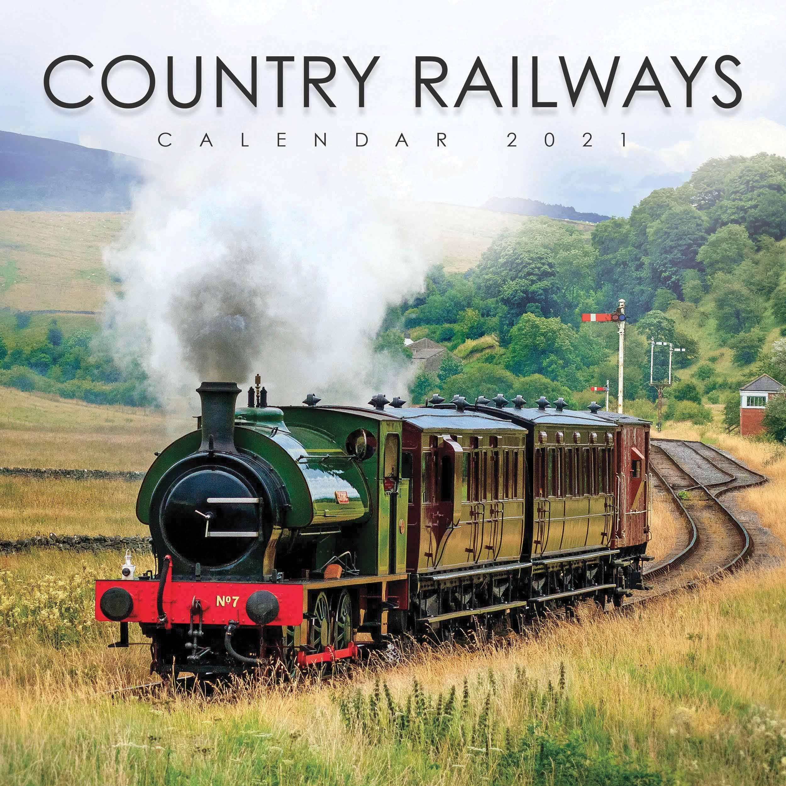 Country Railways Square Wiro Wall Calendar 2021 Books