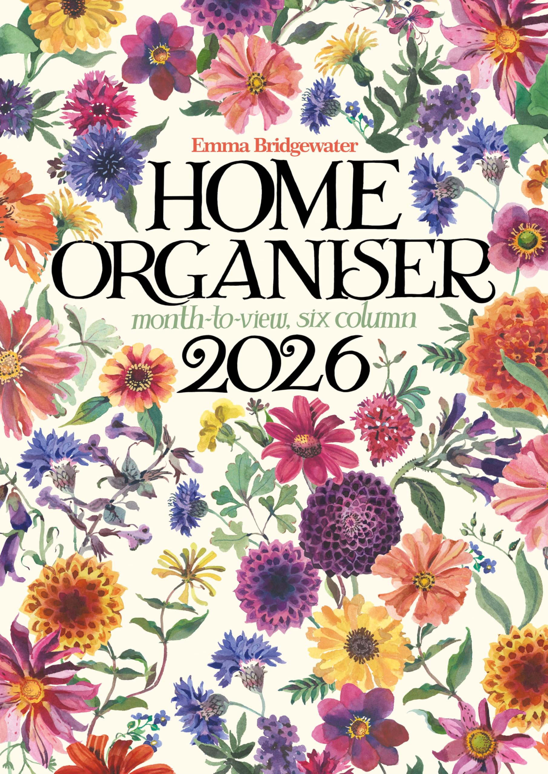 2026 Emma Bridgewater Garden Flowers Home Organizer Wall Planner Books