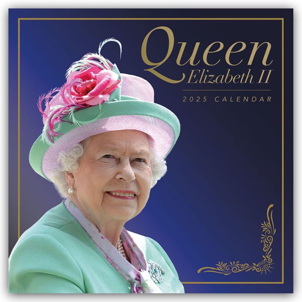 Queen Elisabeth II – Königin Elisabeth II 2025 – Wand-Kalender: Original Carousel-Kalender (Wall-Kalender) Politics & History
