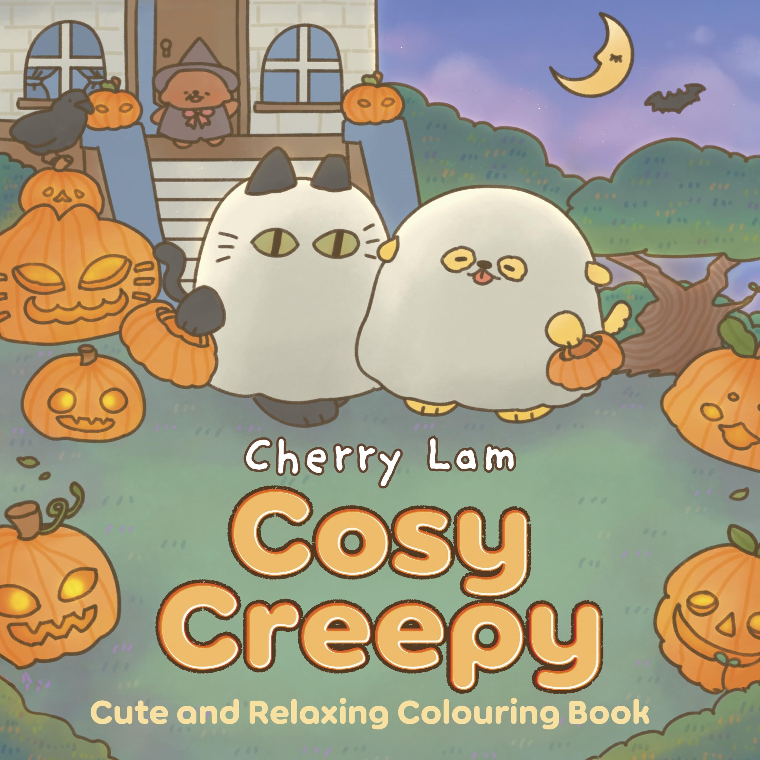 Cosy Creepy: Cute and Relaxing Colouring Book book